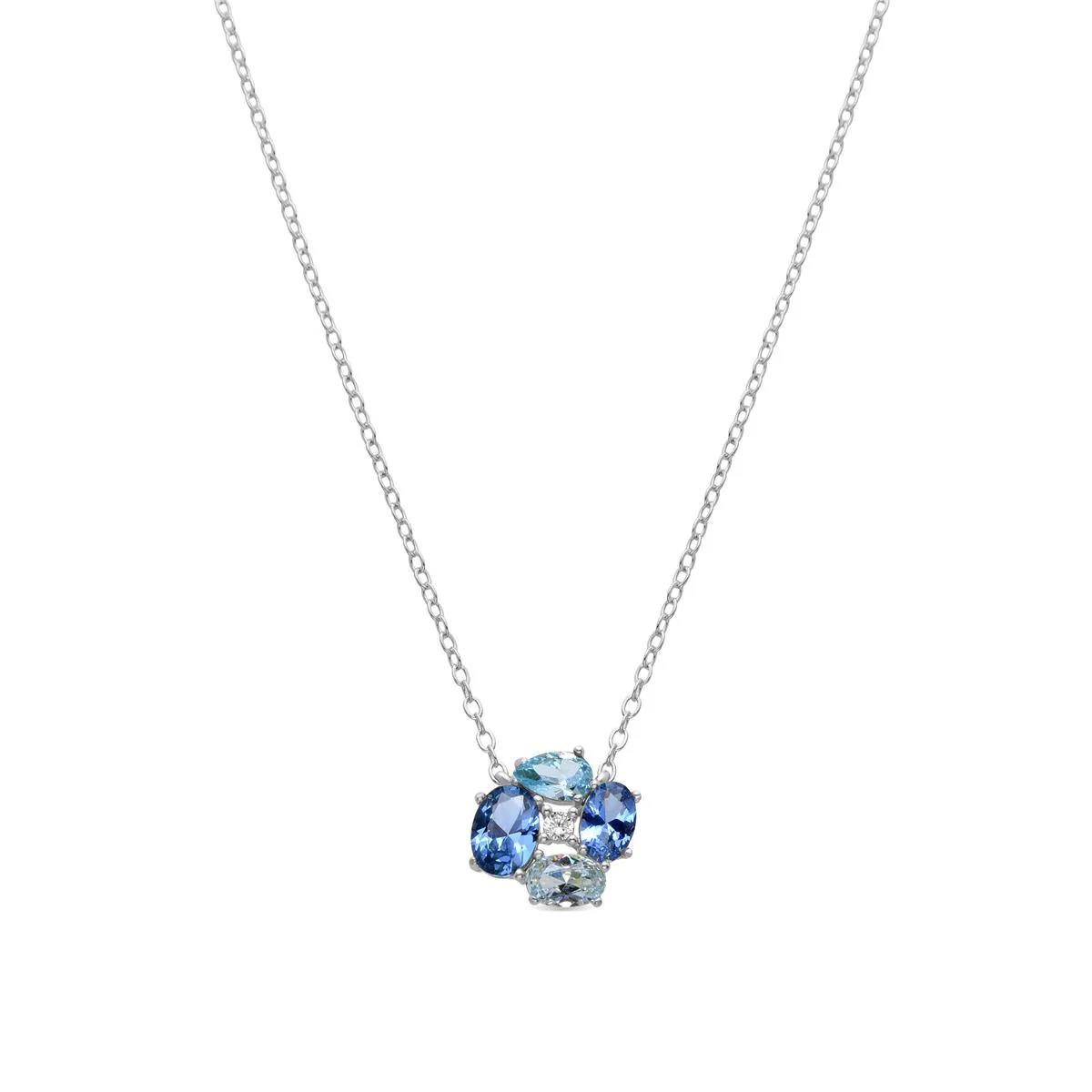 Collar Ilsah Plata de Ley 925 - Ilsah AZUL