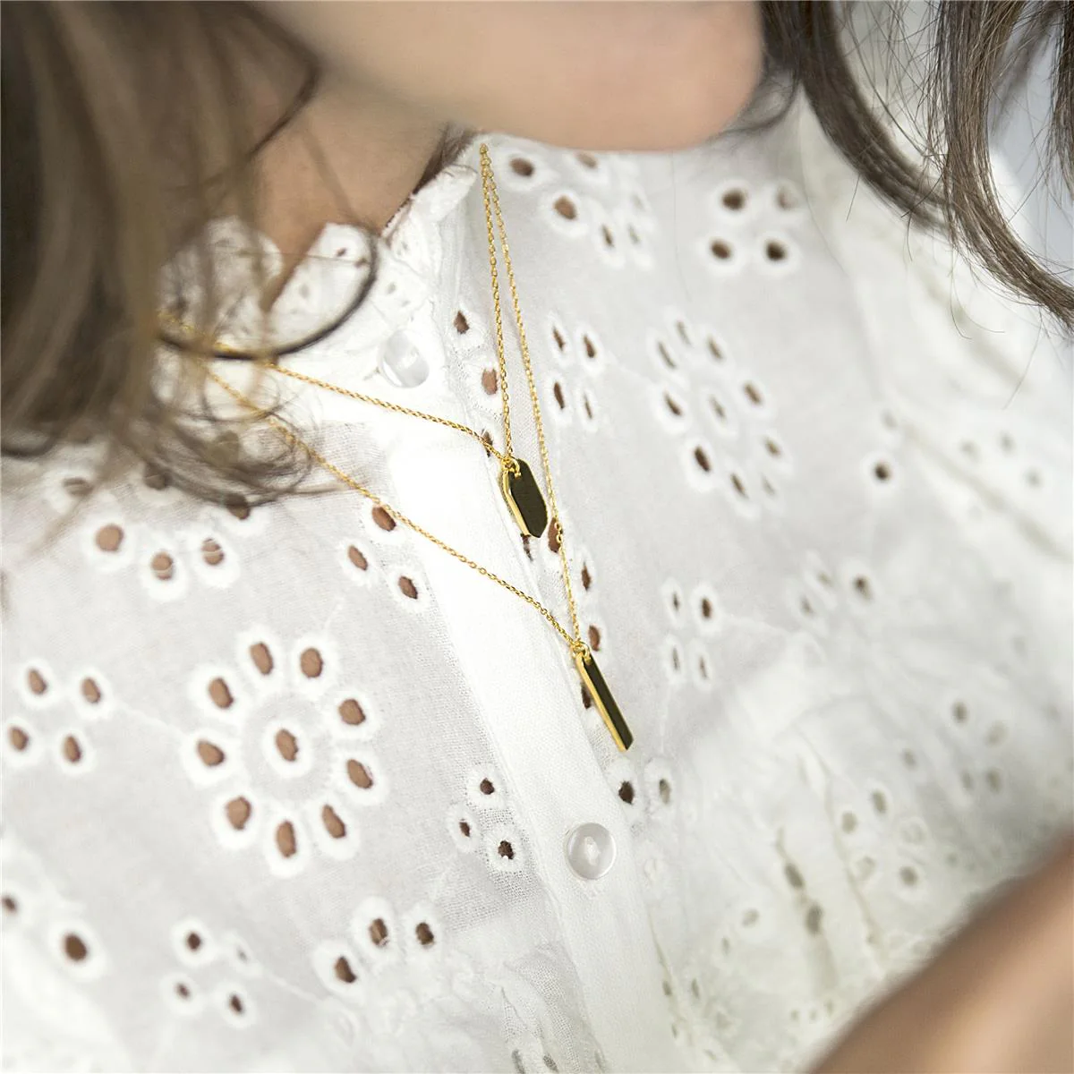 Collar Imlor Plata De Ley 925 - Imlor AMARILLO - Image 4