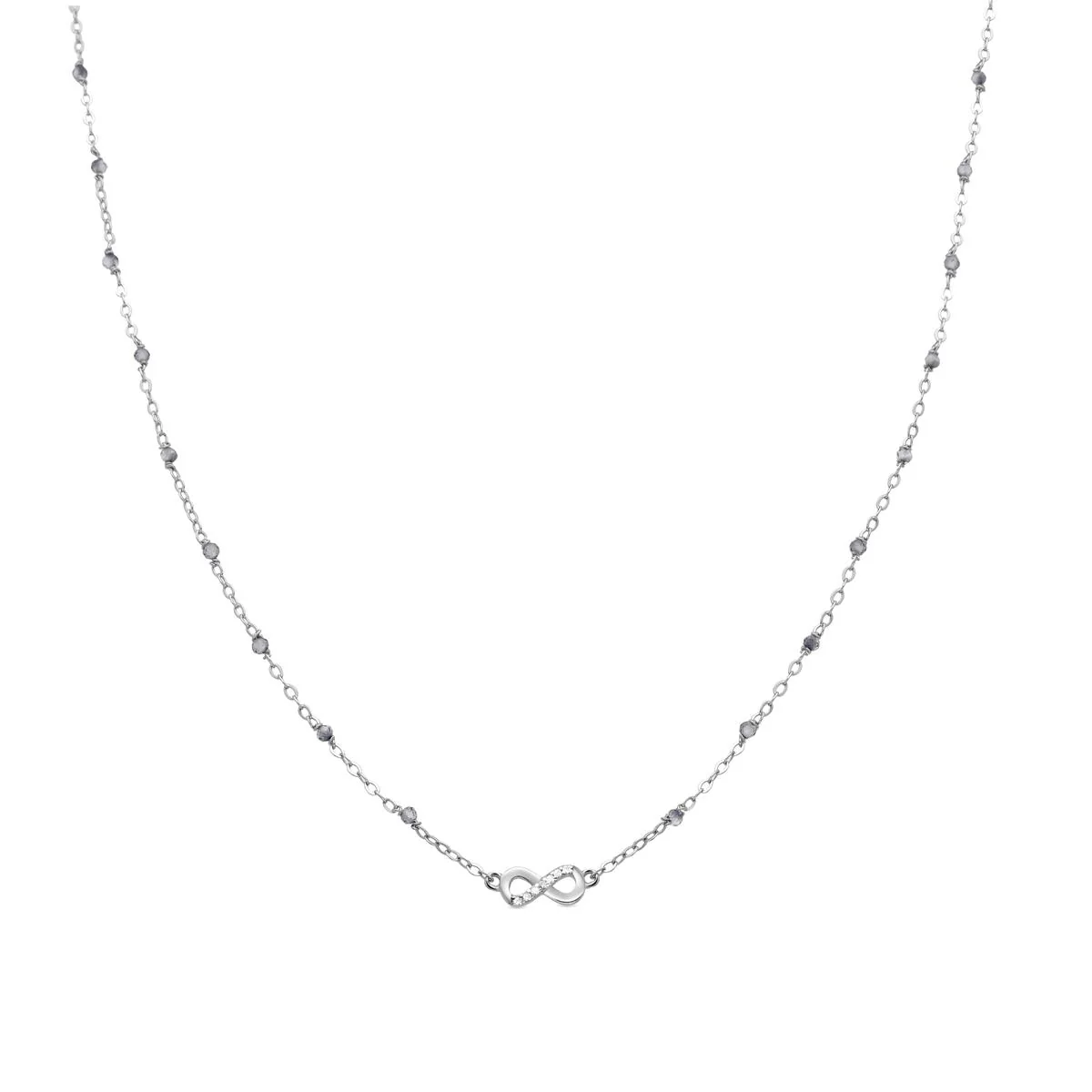 Collar Infinity Plata de Ley 925 - Infinity AZUL
