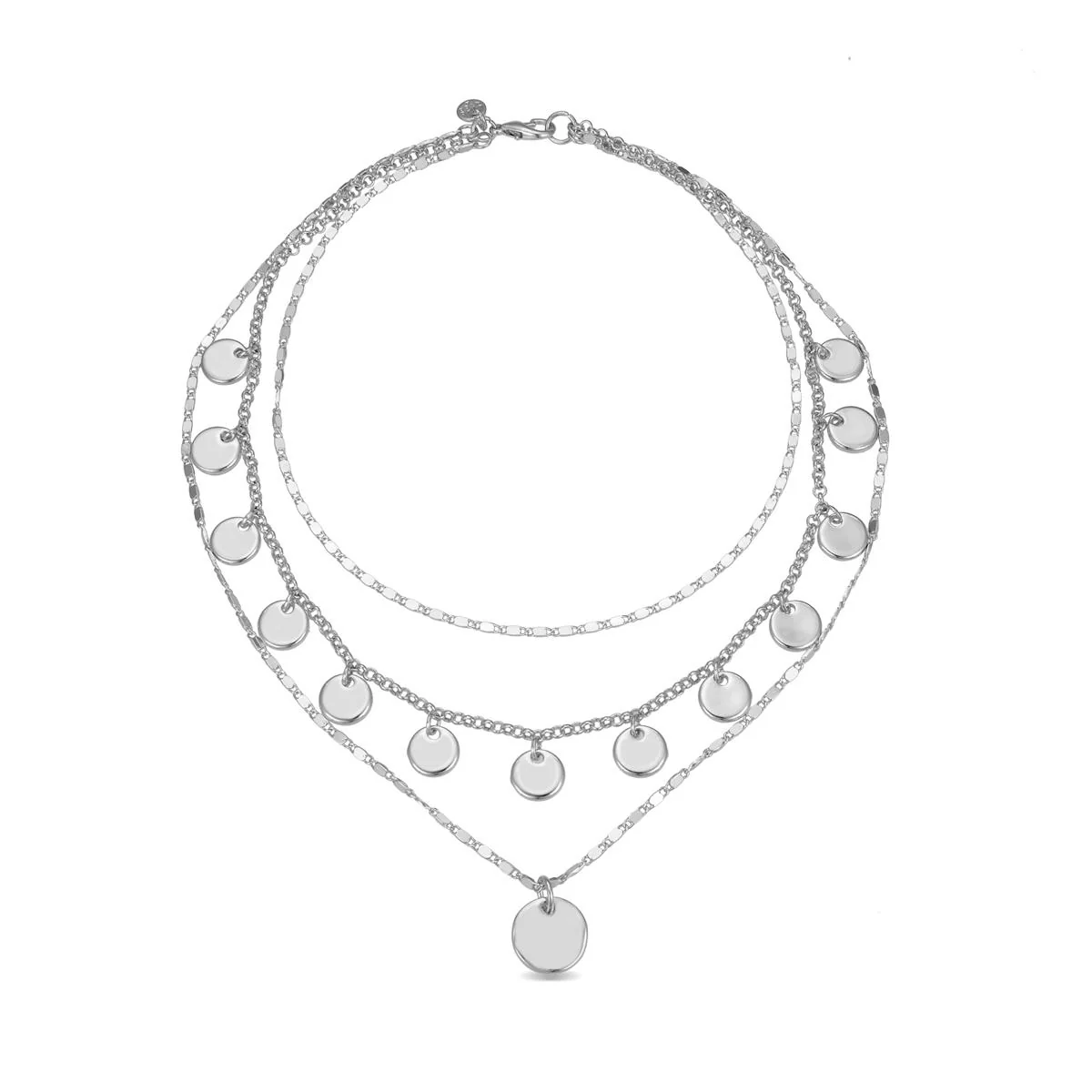 Collar Isna acabado en Rodio - Isna GRIS - Image 2