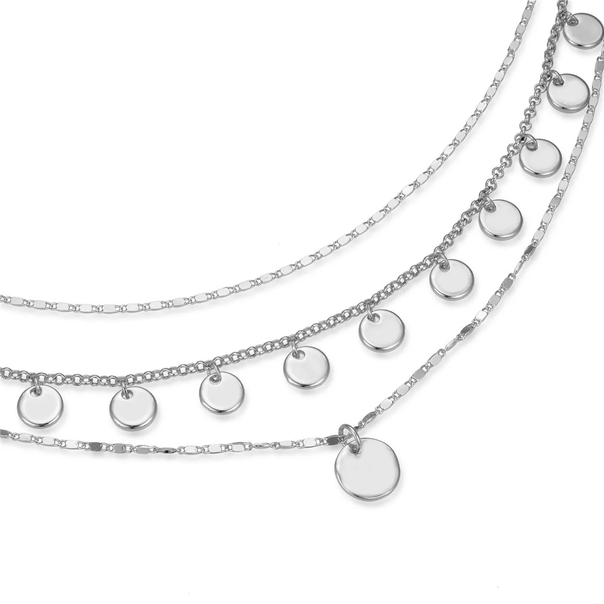 Collar Isna acabado en Rodio - Isna GRIS - Image 3