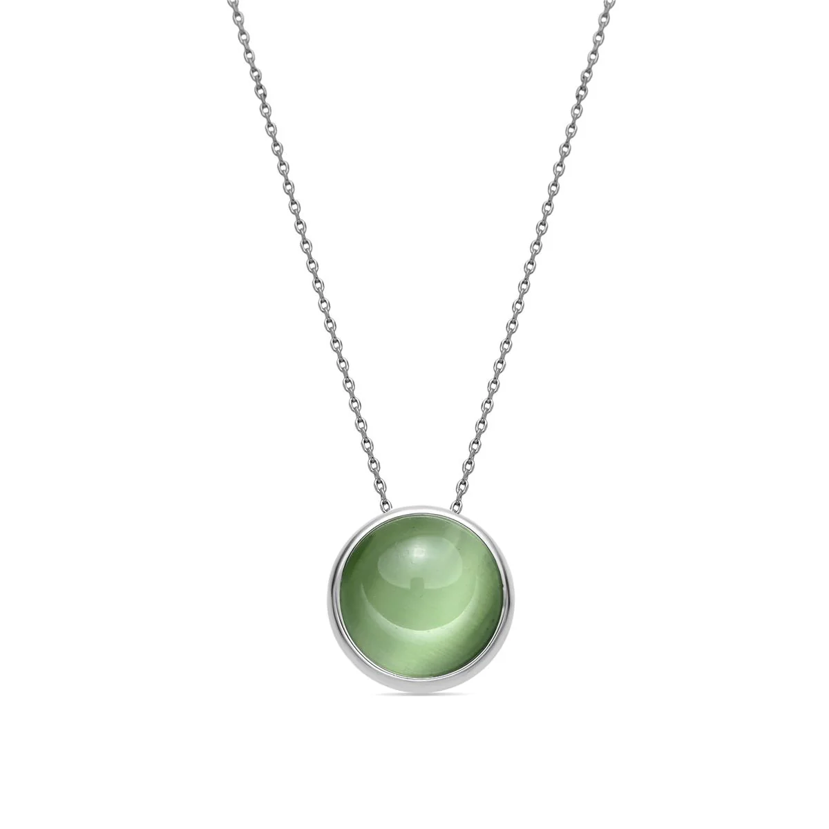 Collar Itna acabado plata - Itna VERDE