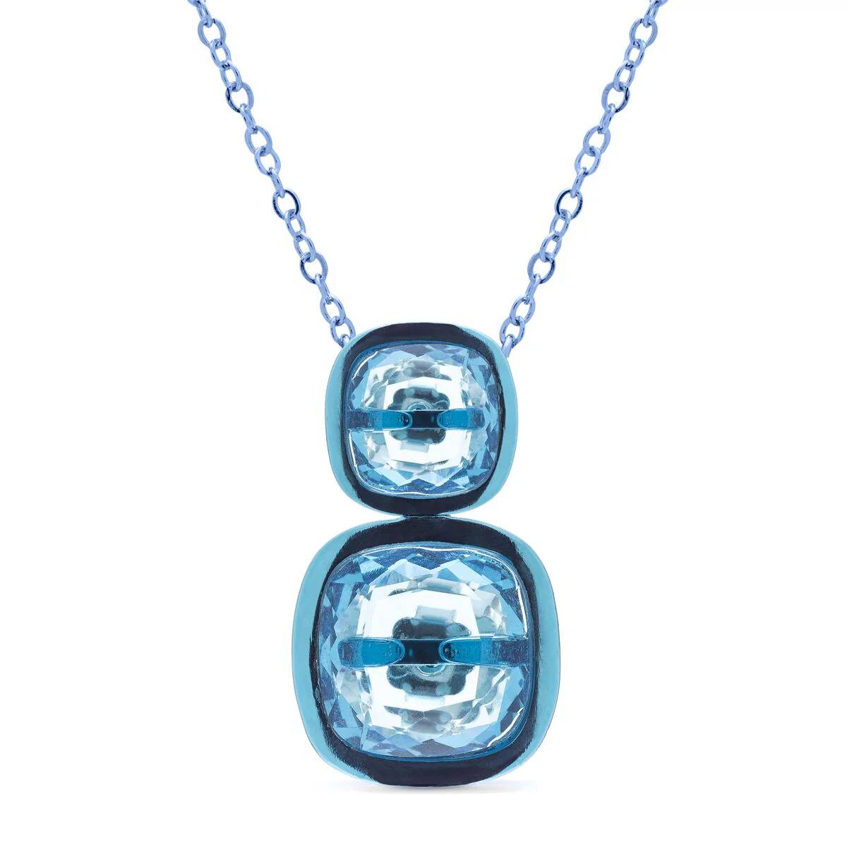 Collar Jennath Plata De Ley 925 - Jennath AZUL
