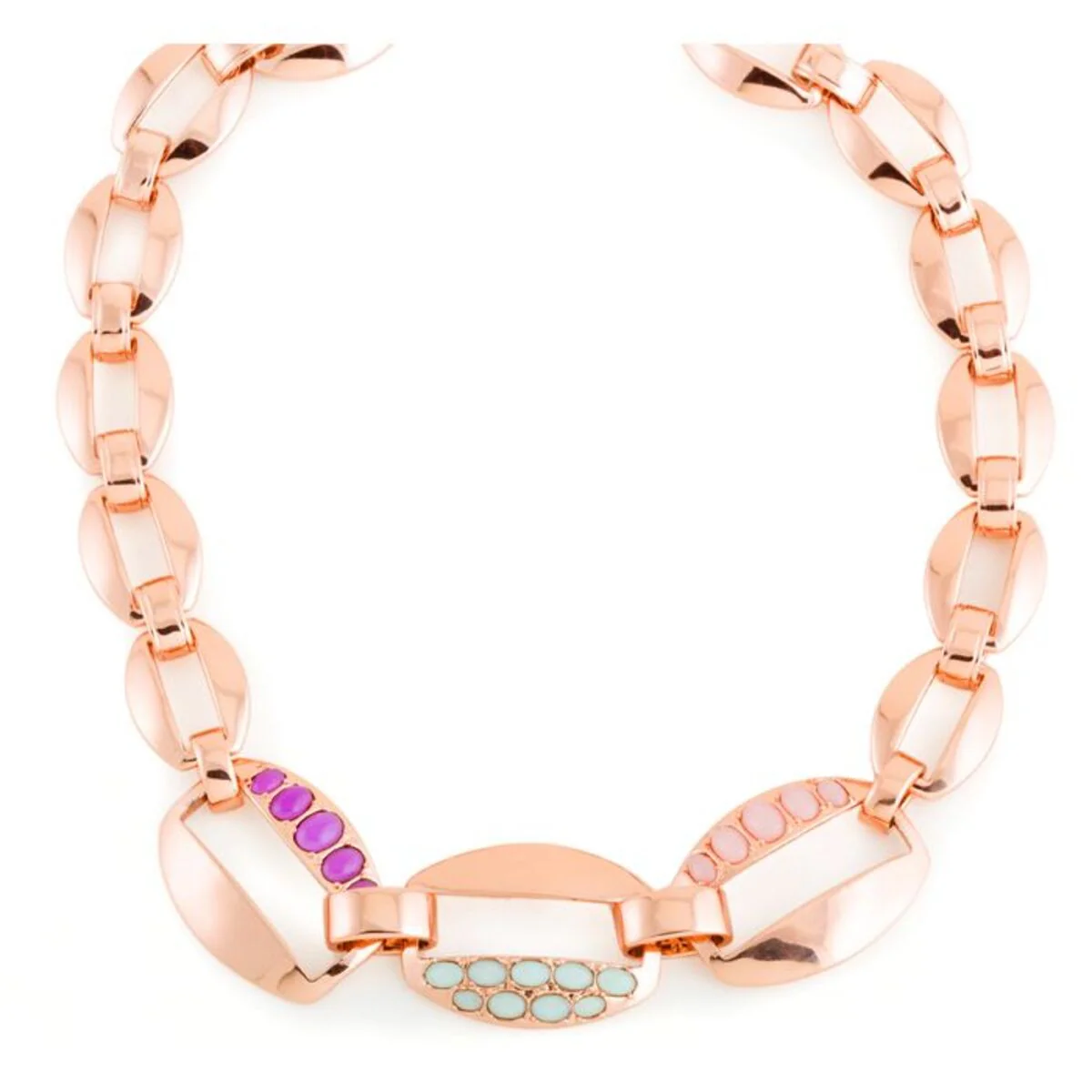 Collar Johari acabado en Oro Rosa De 18 Quilates - Johari MULTICOLOR