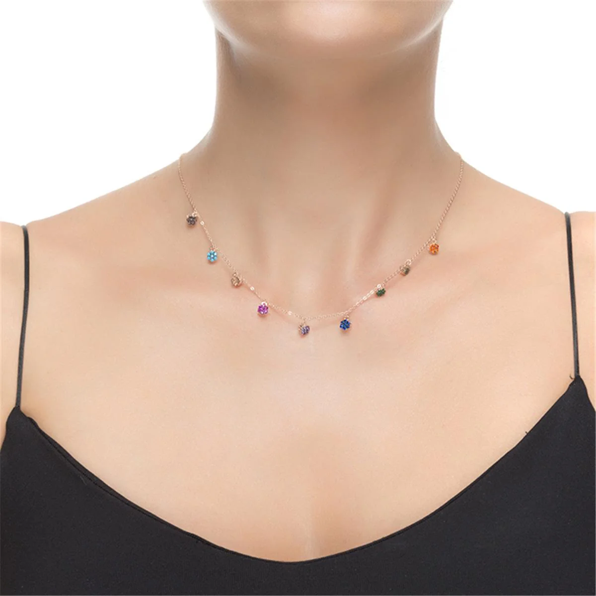 Collar Jusit Plata De Ley 925 - Jusit MULTICOLOR - Image 4