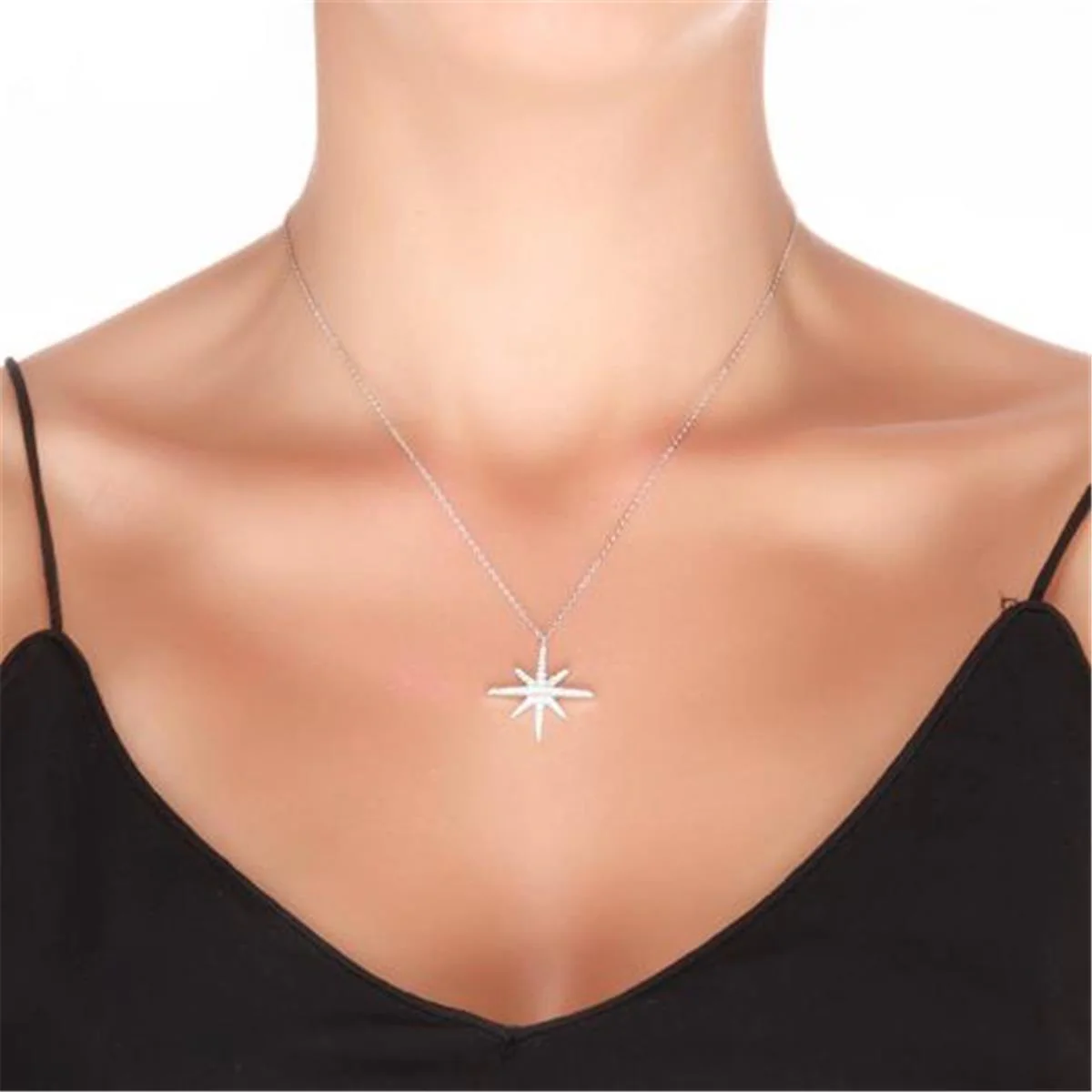 Collar Karissa Plata De Ley 925 - Karissa BLANCO - Image 2