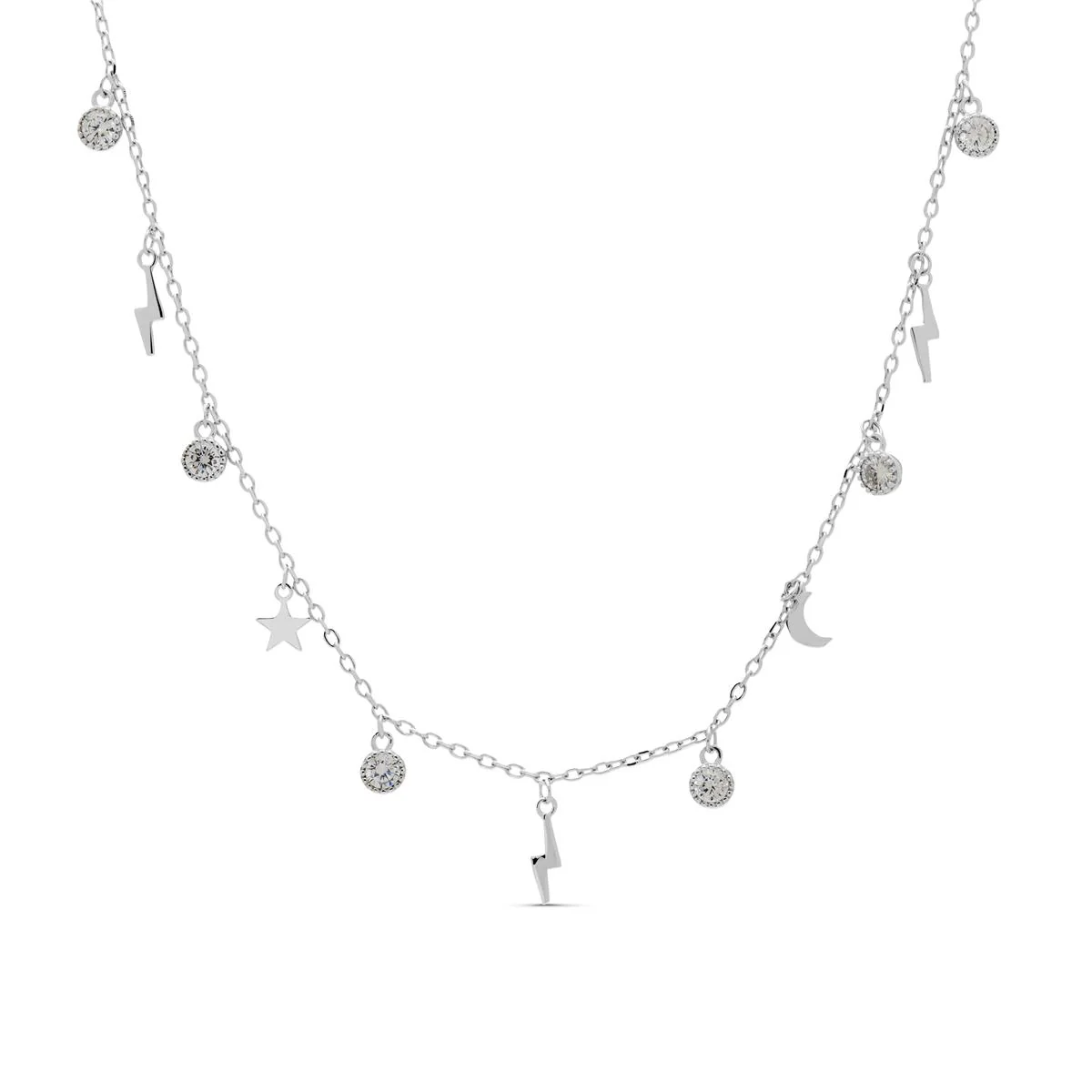 Collar Karo Plata De Ley 925 - Karo BLANCO