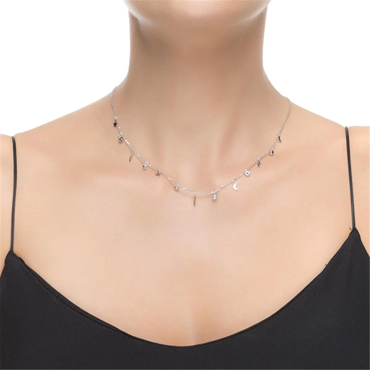 Collar Karo Plata De Ley 925 - Karo BLANCO - Image 3