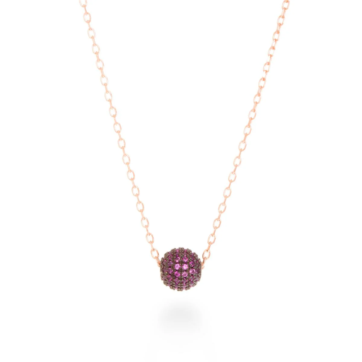 Collar Kay Plata De Ley 925 - Kay ROJO