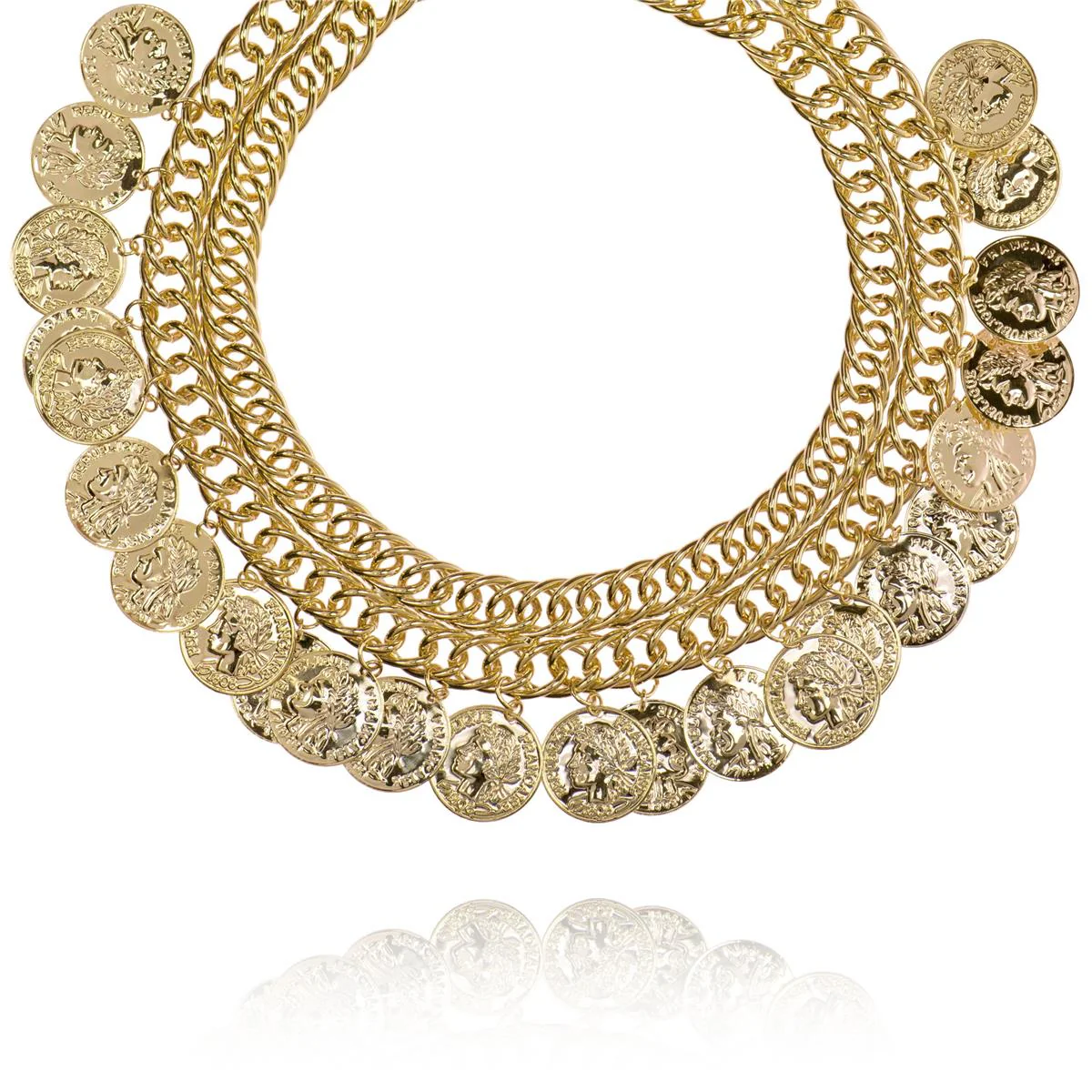 Collar Kesia acabado en Oro Amarillo de 18 Kts - Kesia AMARILLO