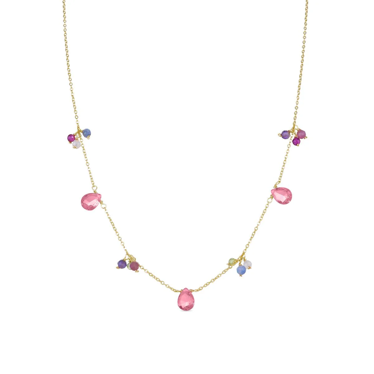Collar Kige Plata De Ley 925 - Kige MULTICOLOR