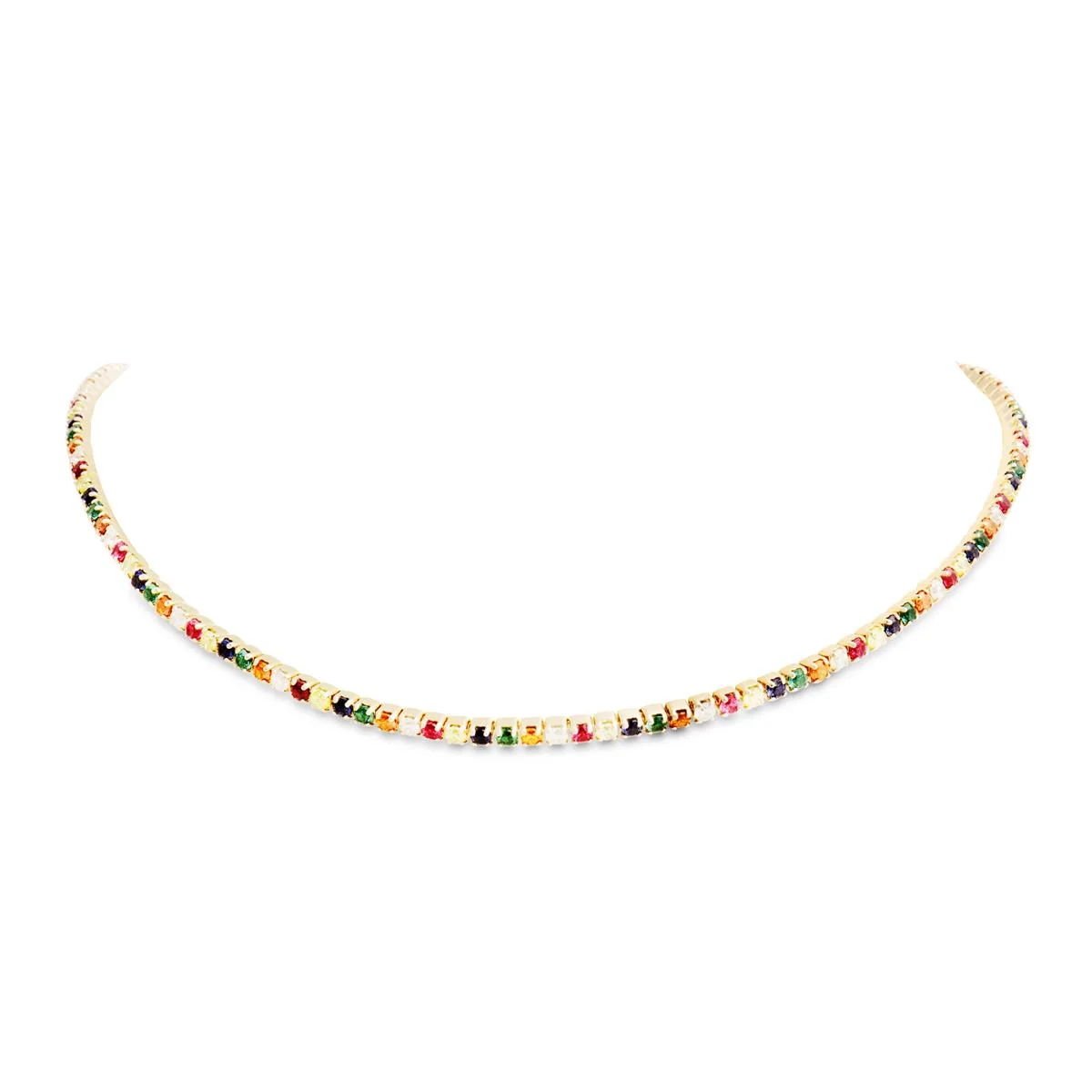 Collar Kileh Plata De Ley 925 - Kileh MULTICOLOR