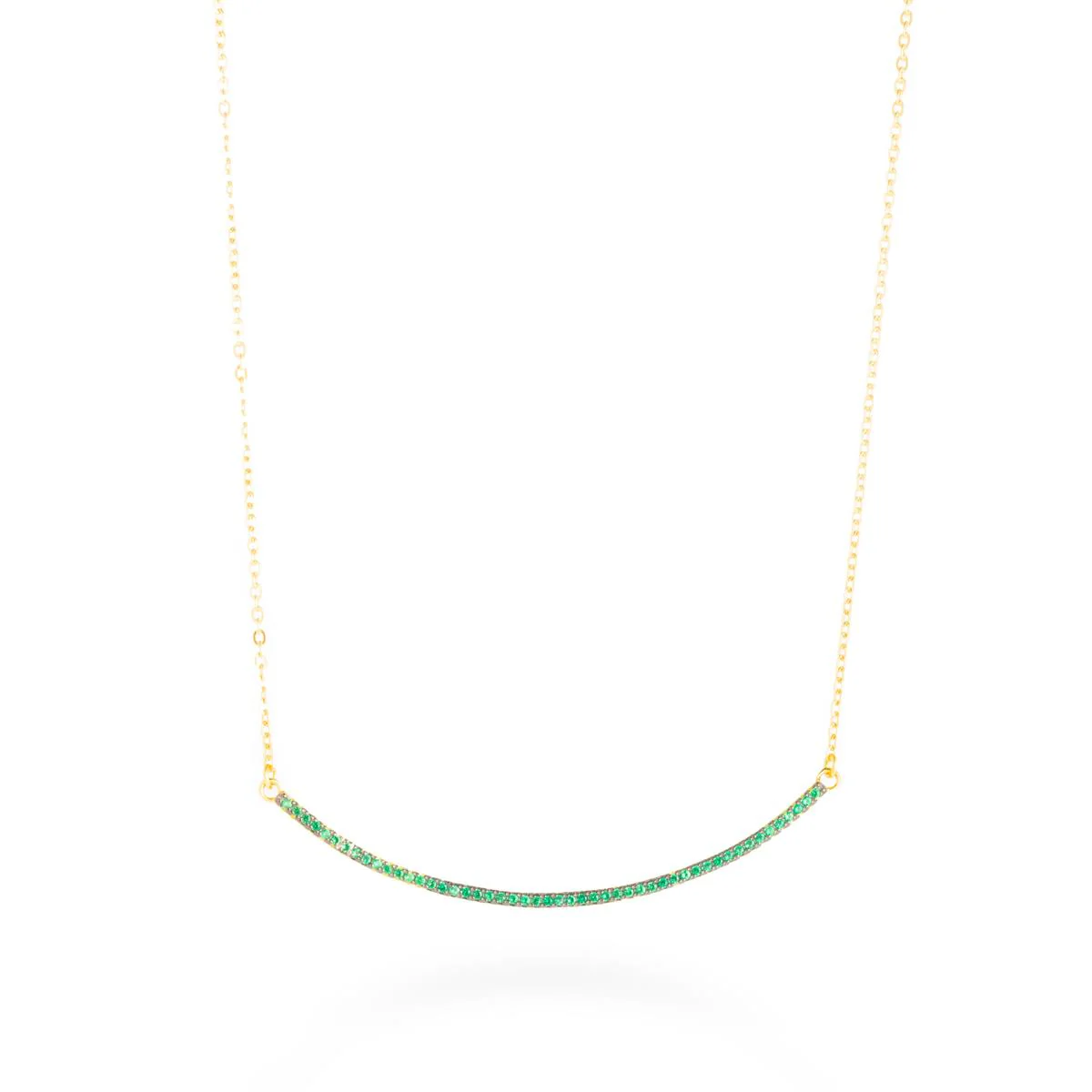 Collar Kinari Plata De Ley 925 - Kinari VERDE
