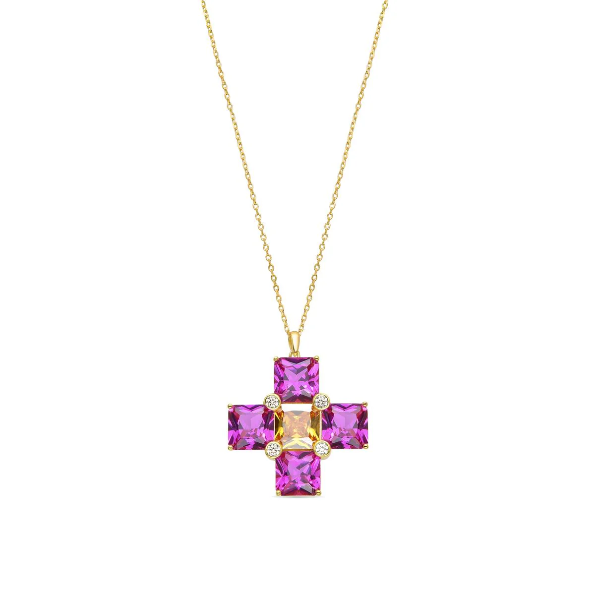 Collar Kiner Plata de Ley 925 - Kiner MULTICOLOR