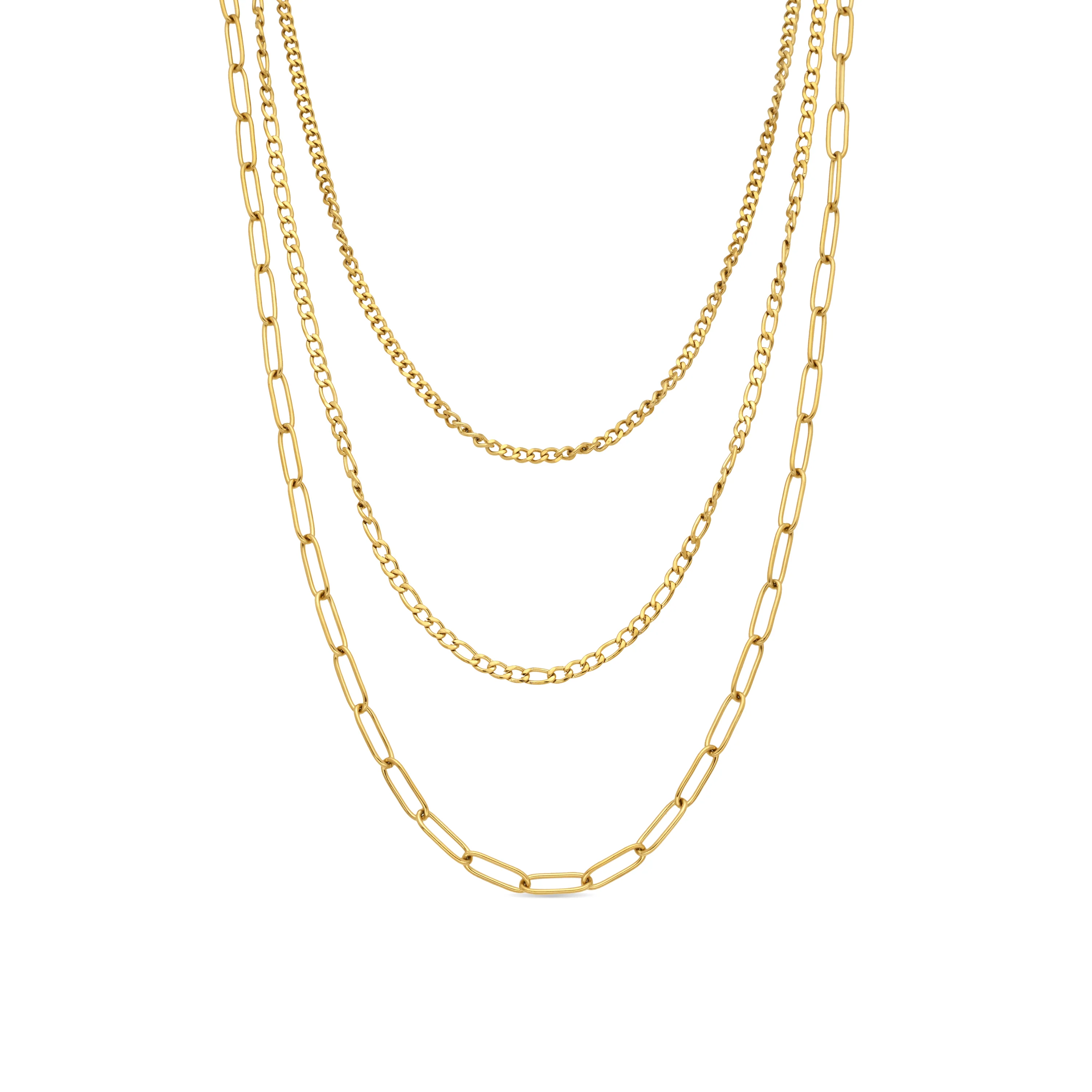 Collar acabado en oro amarillo 18k - Korvia