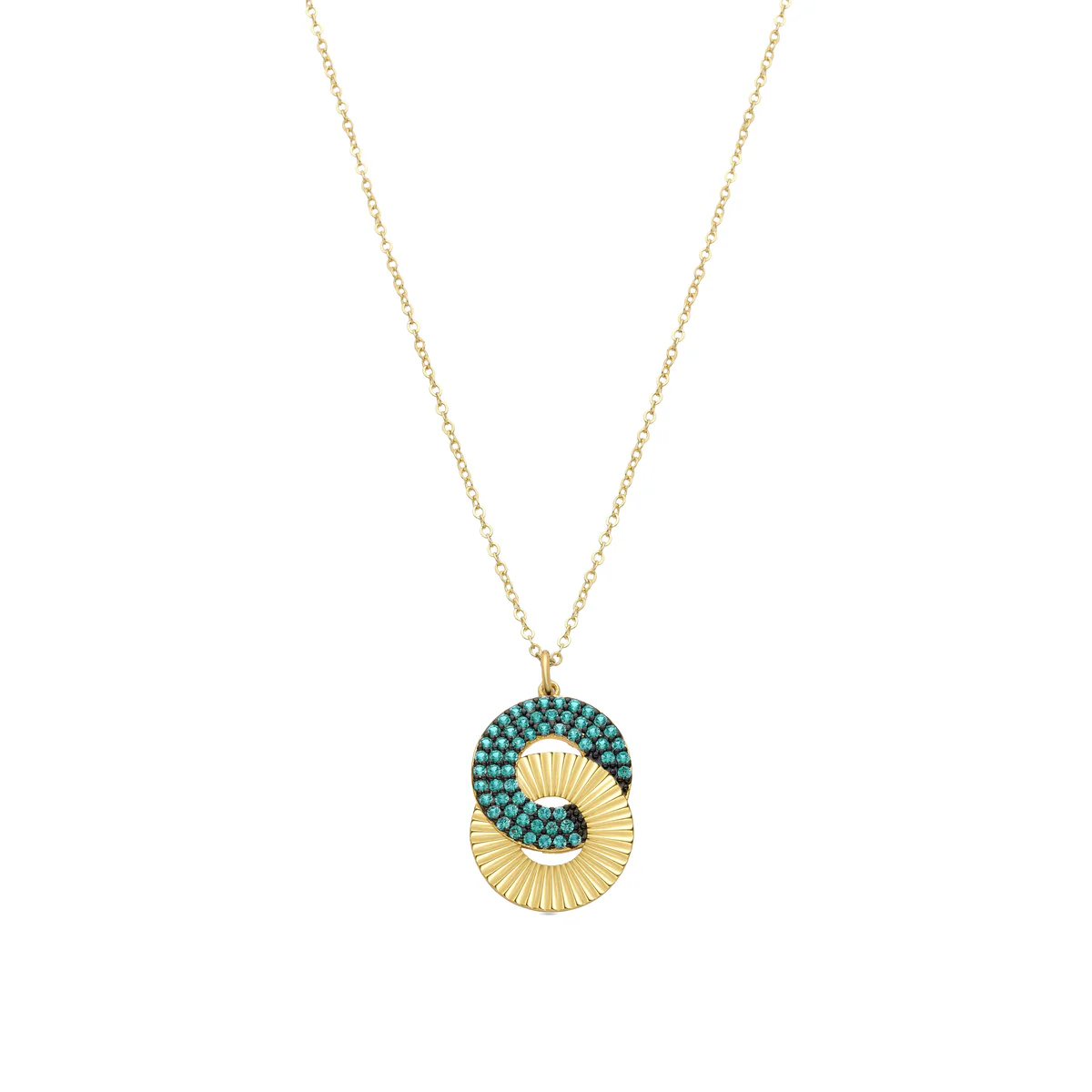 Collar Krull acabado en oro 18k - Krull VERDE