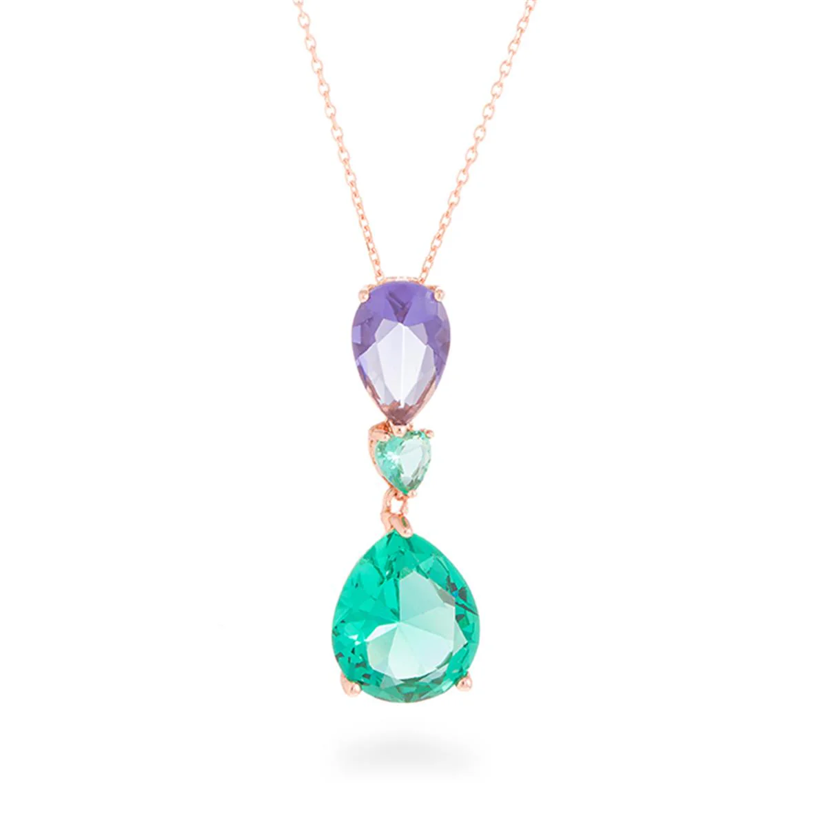 Collar Laby Plata De Ley 925 - Laby MULTICOLOR