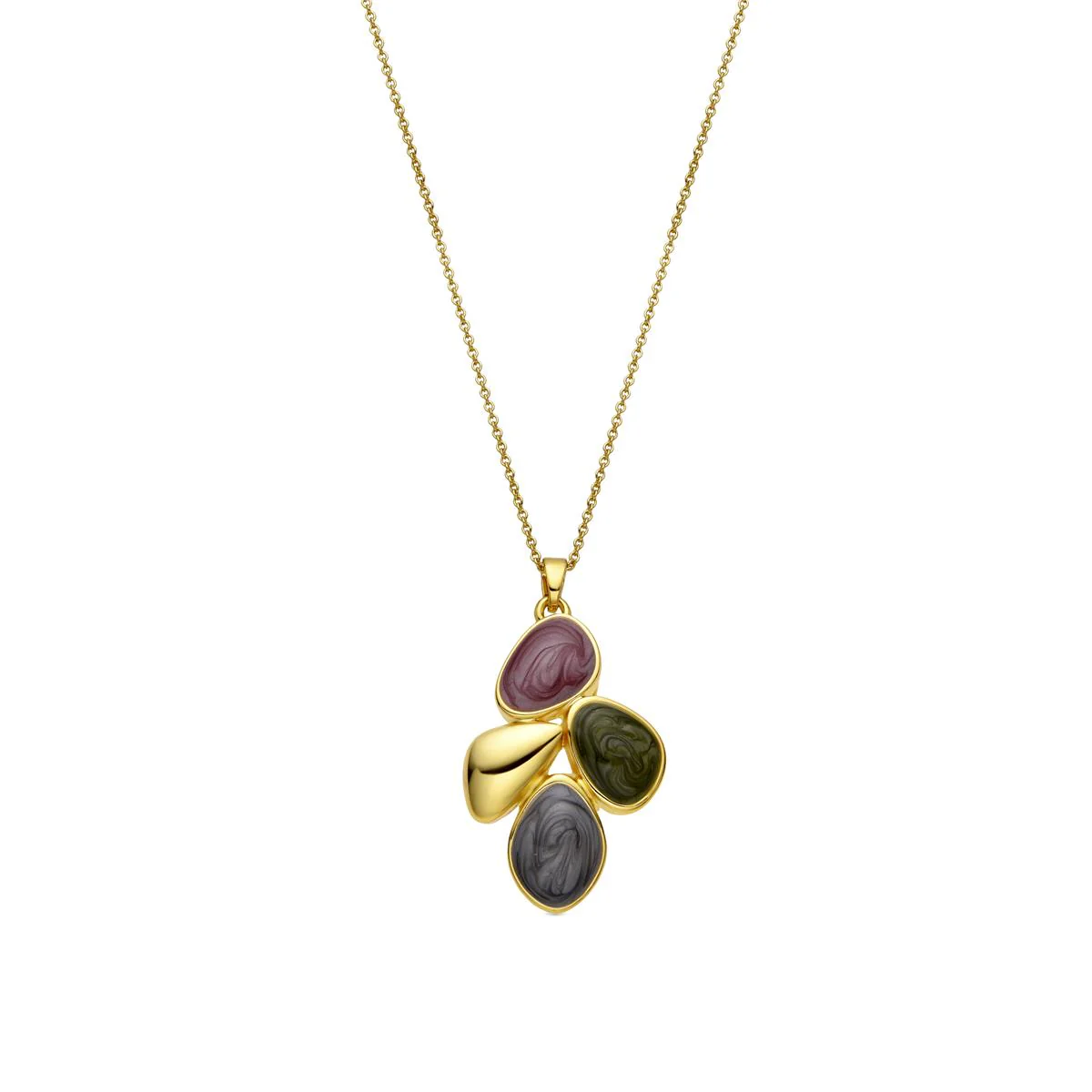 Collar Laido acabado oro 18k - Laido MULTICOLOR