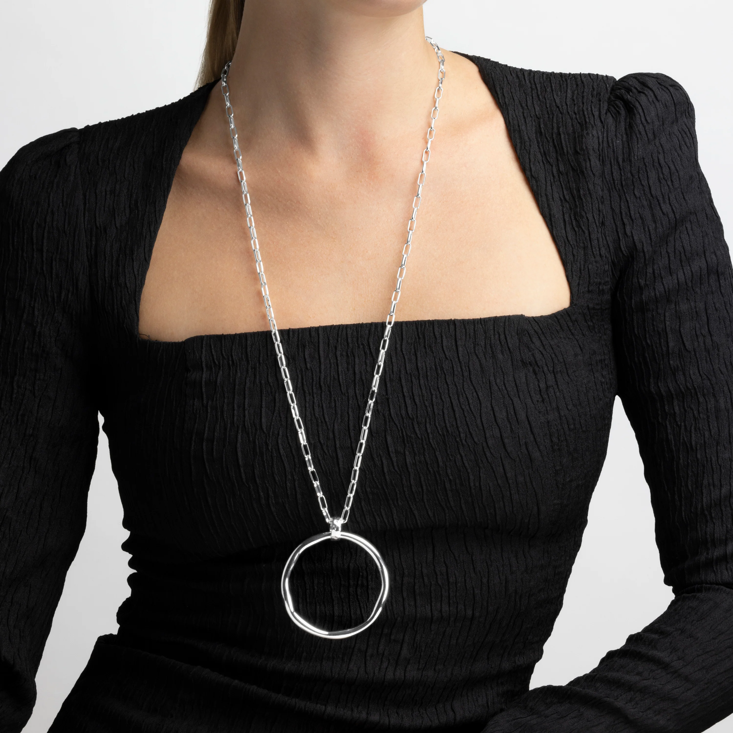 Collar acabado en rodio - Laksy - Image 2