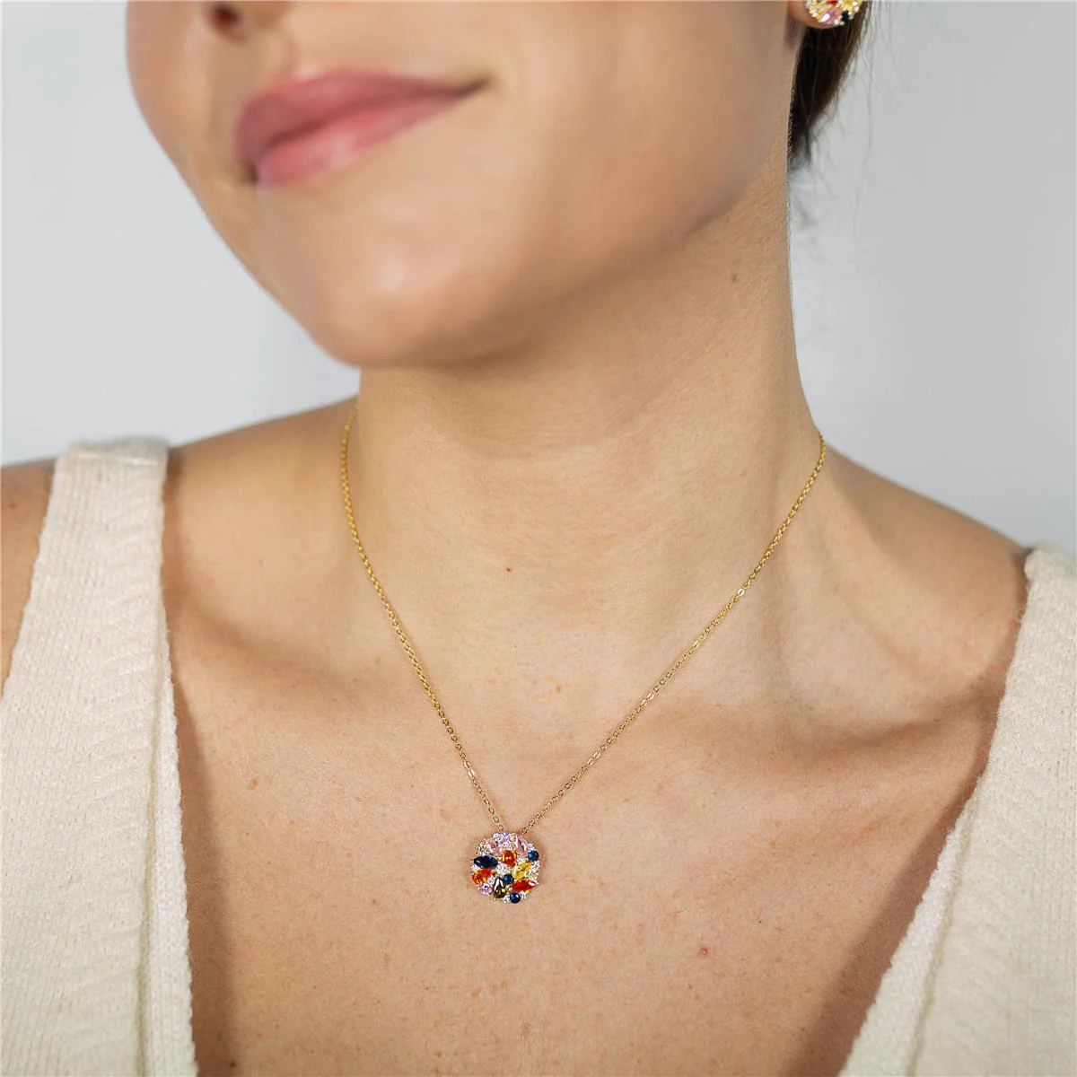 Collar Lakthi Plata De Ley 925 - Lakthi MULTICOLOR - Image 2
