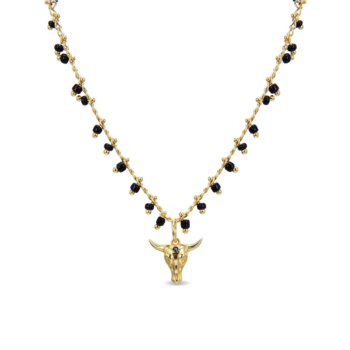 Collar Lansias Plata De Ley 925 - Lansias NEGRO