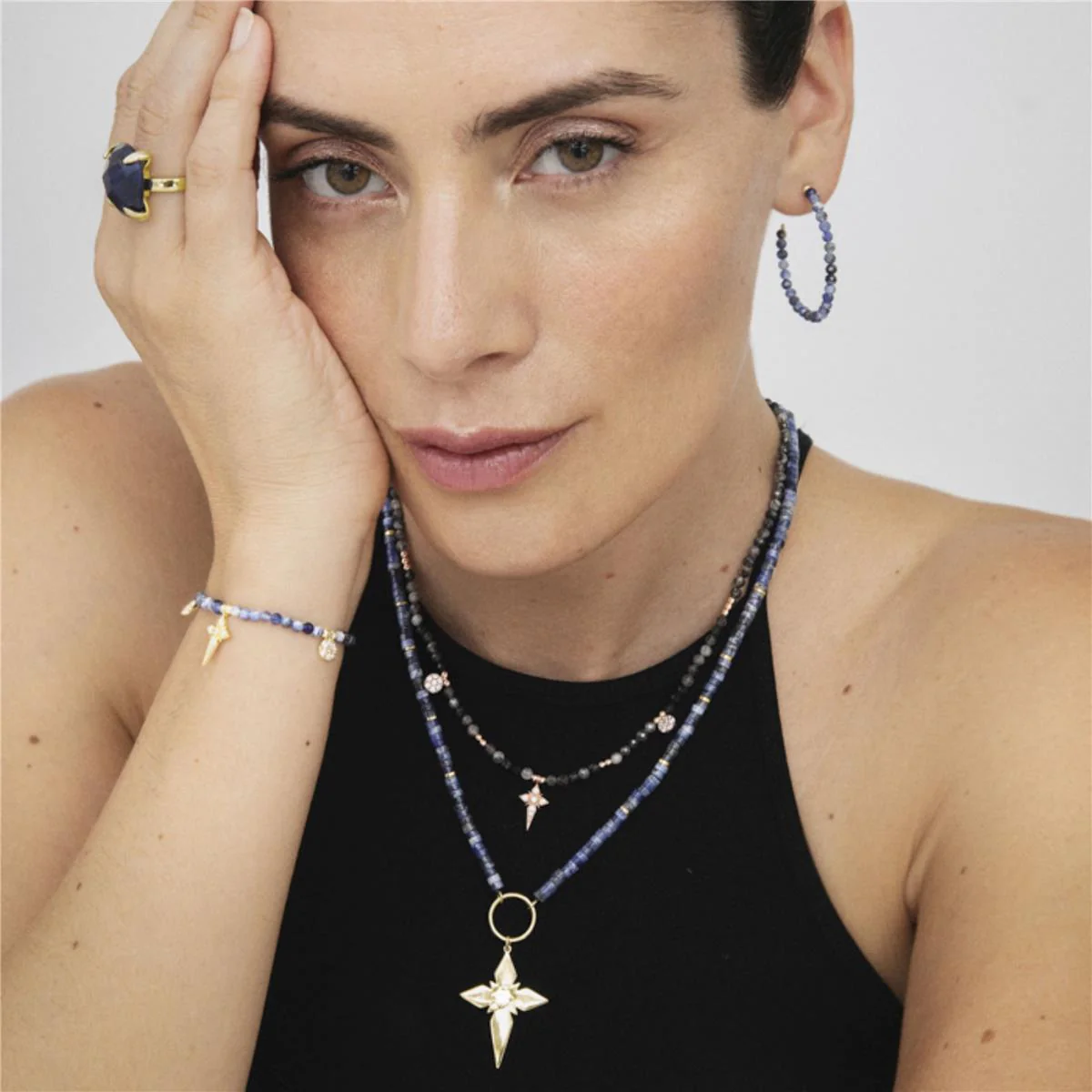 Collar Laron Plata De Ley 925 - Laron GRIS - Image 2
