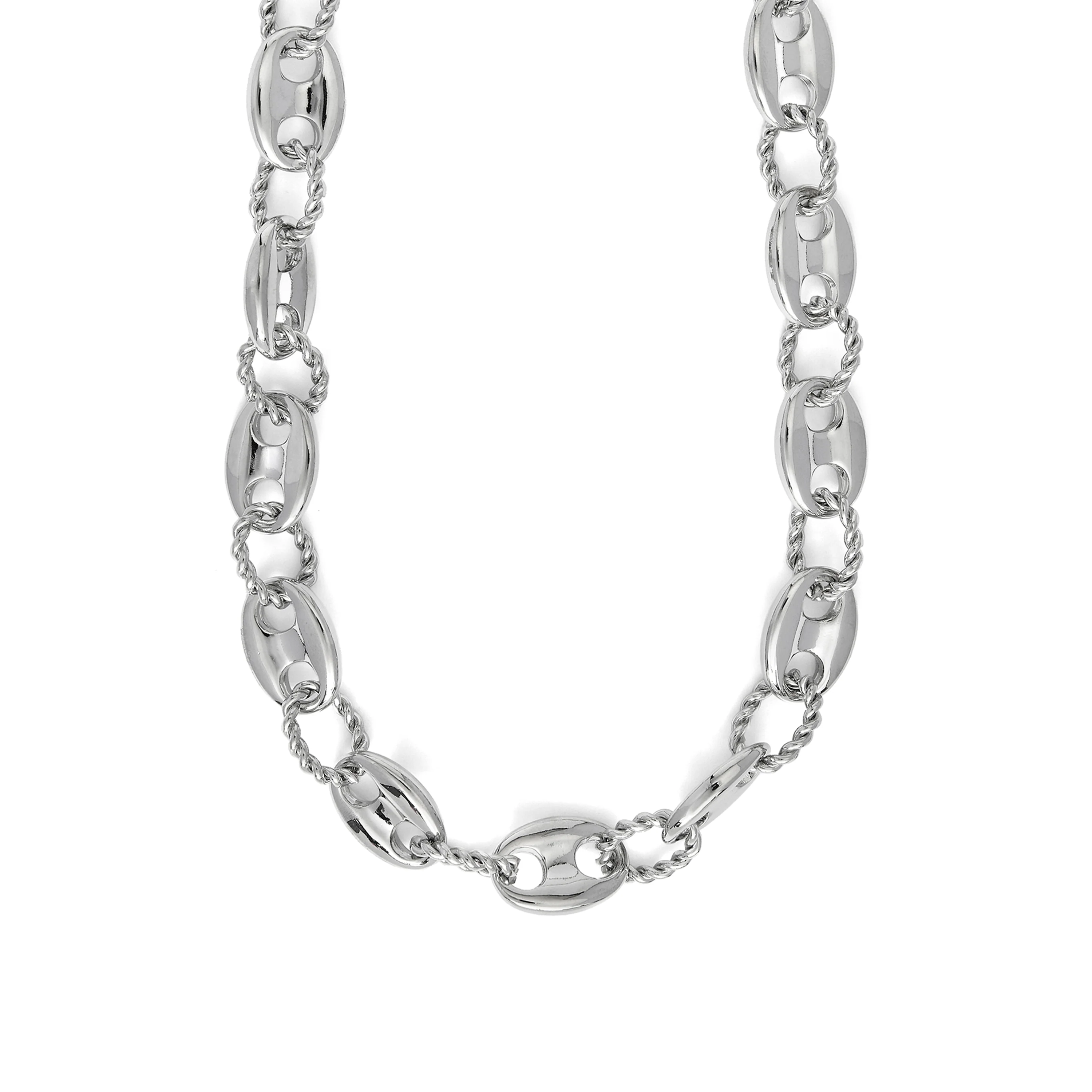 Collar acabado en rodio - Laroth