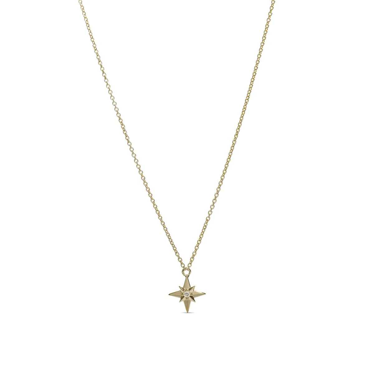 Collar Laru Oro de ley 18k - Laru BLANCO