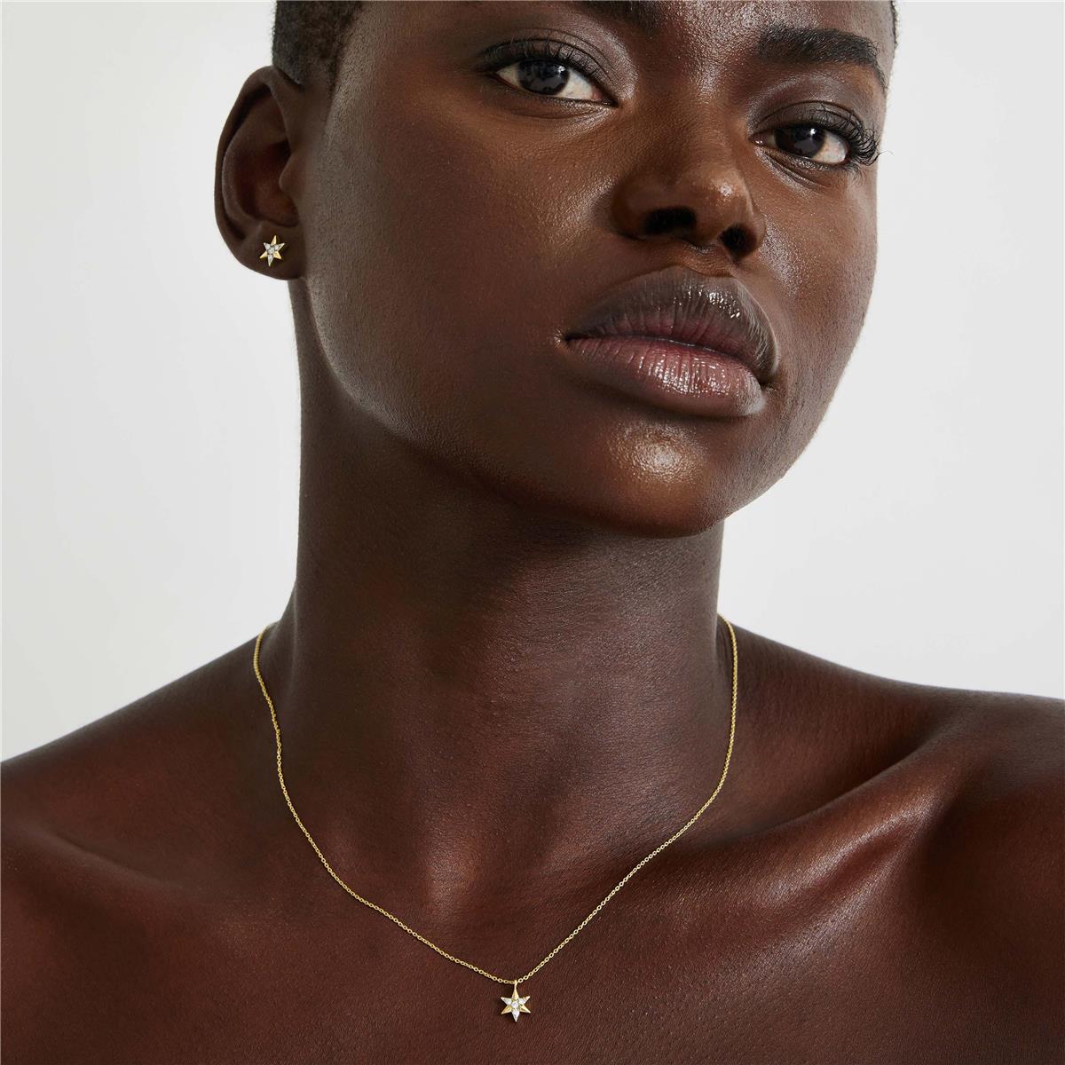 Collar Laru Oro de ley 18k - Laru BLANCO - Image 3