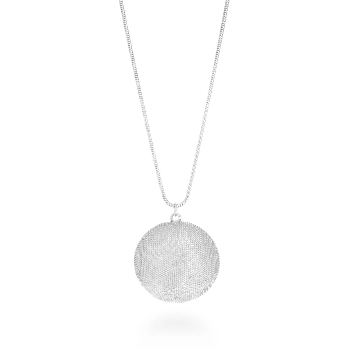 Collar Lathi acabado en Rodio - Lathi GRIS