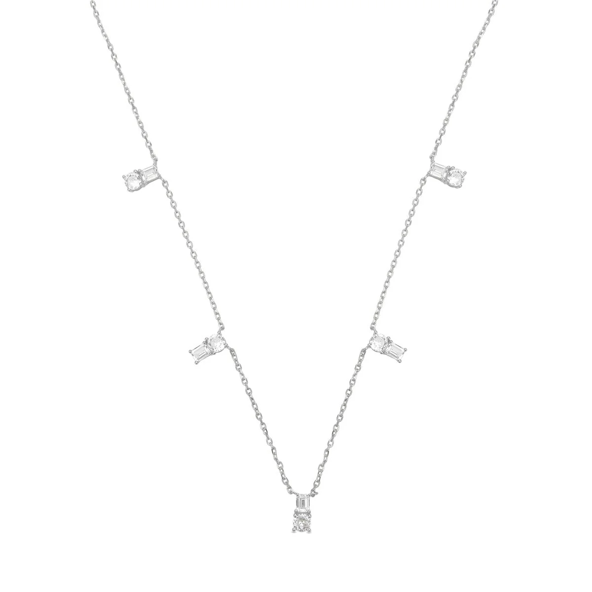 Collar Layha Plata De Ley 925 - Layha BLANCO