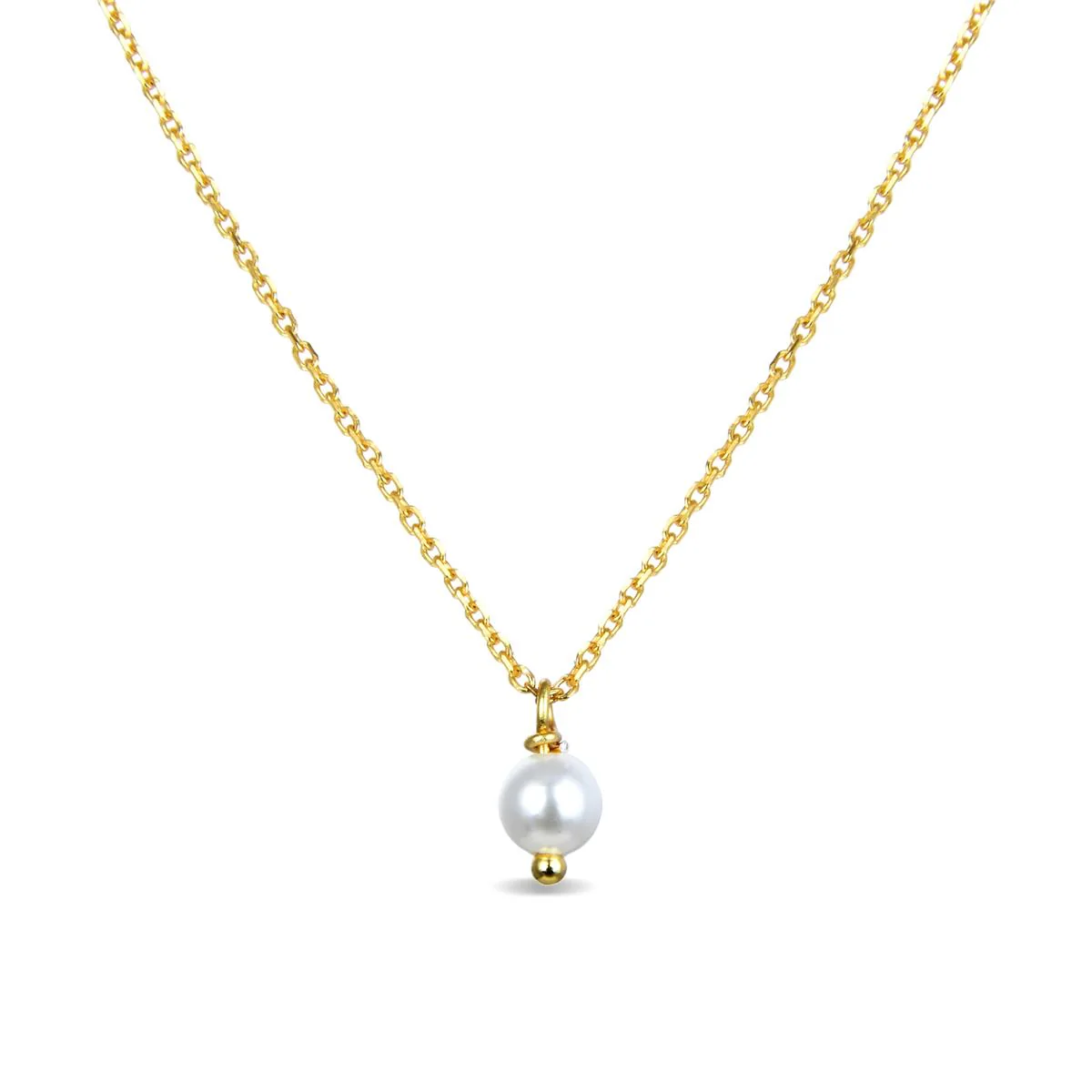 Collar Leeju Plata De Ley 925 - Leeju BLANCO