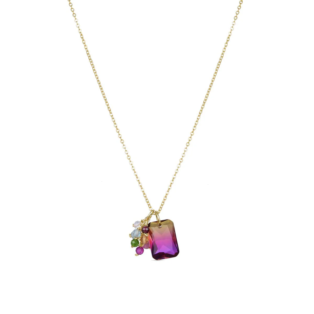Collar Lepa Plata De Ley 925 - Lepa MULTICOLOR