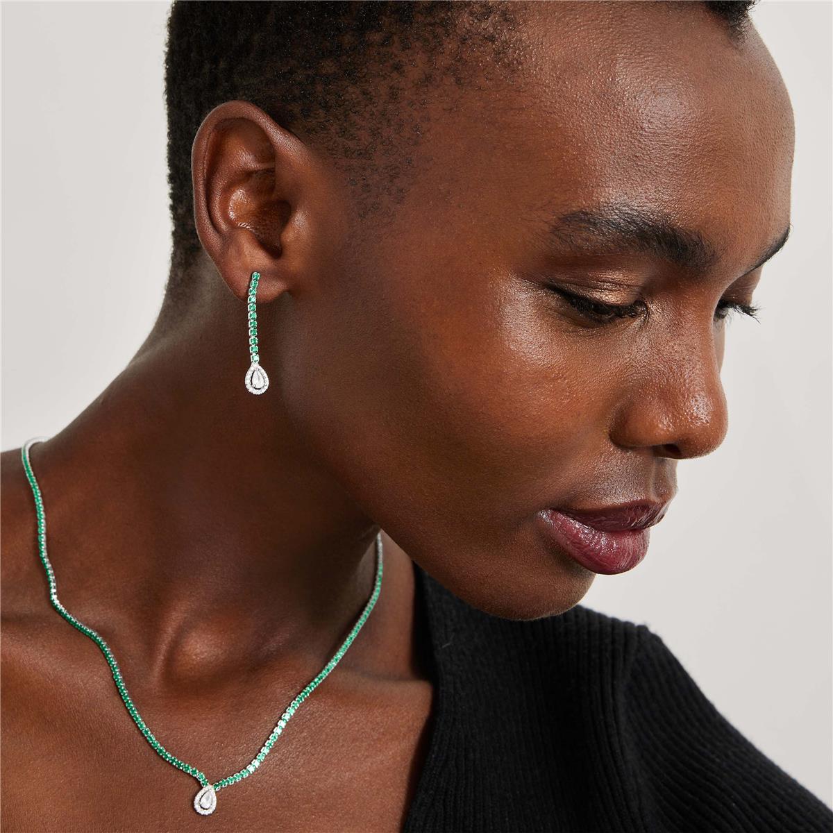 Collar Lied Plata De Ley 925 - Lied VERDE - Image 3
