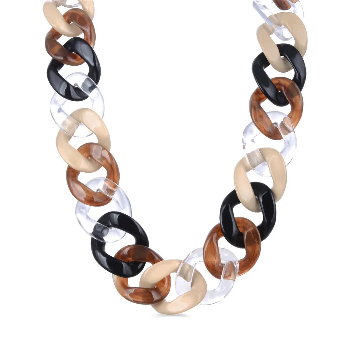 Collar Liek acabado en Oro Amarillo De 18 Quilates - Liek MARRON