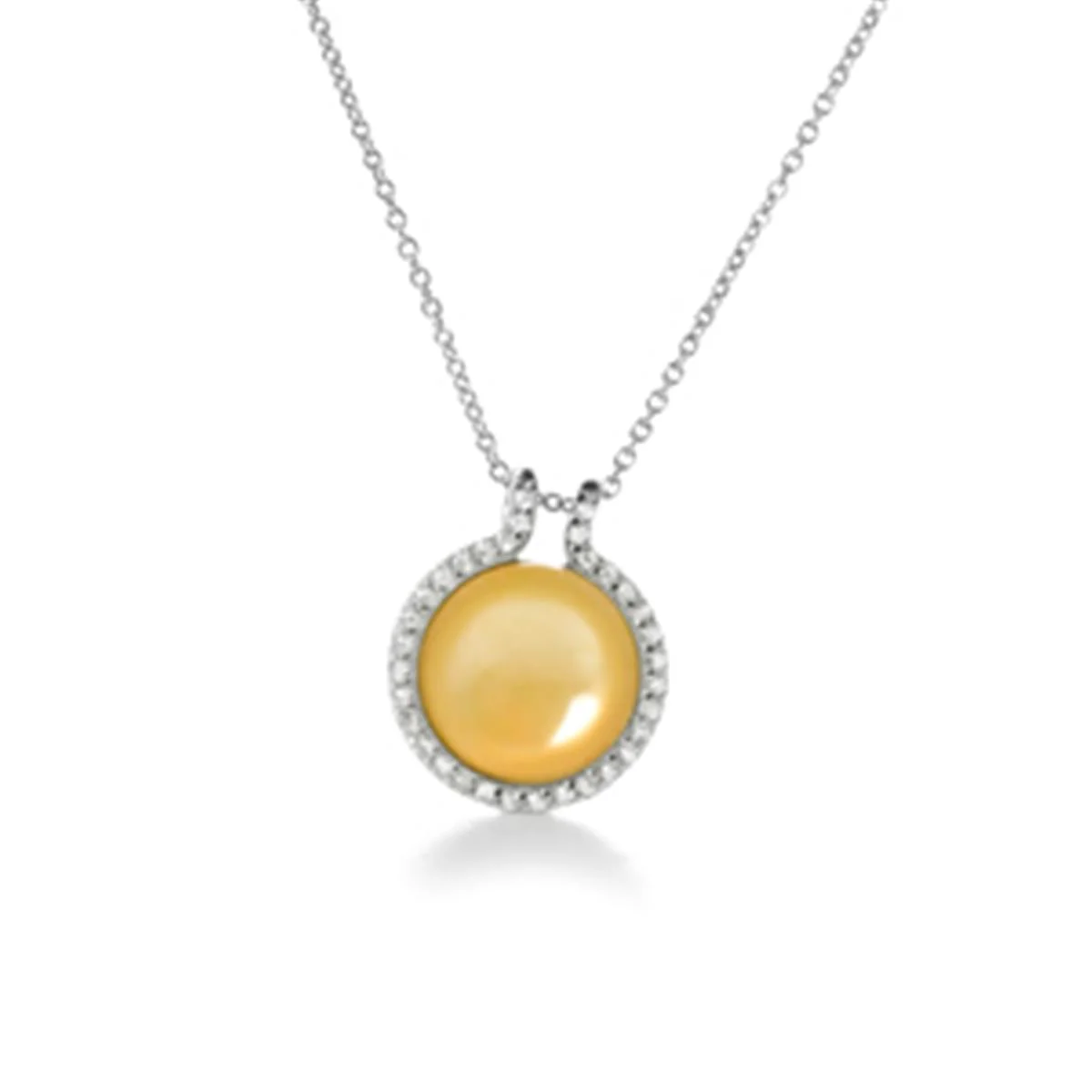 Collar Limau Plata De Ley 925 - Limau AMARILLO