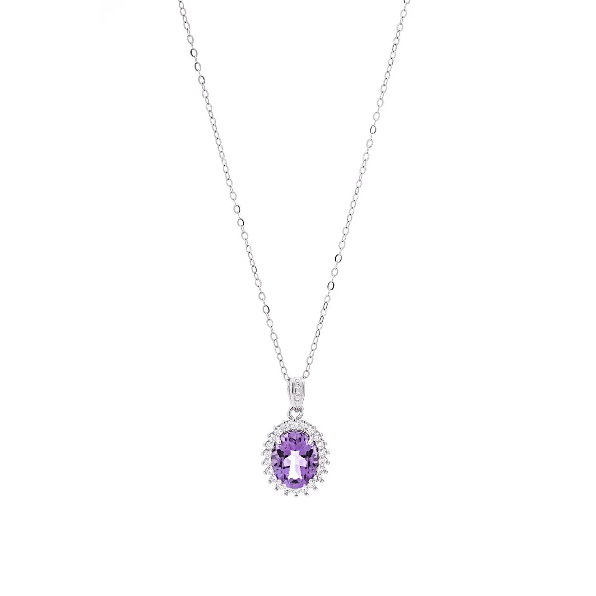Collar Lirian Plata de Ley 925 - Lirian MORADO