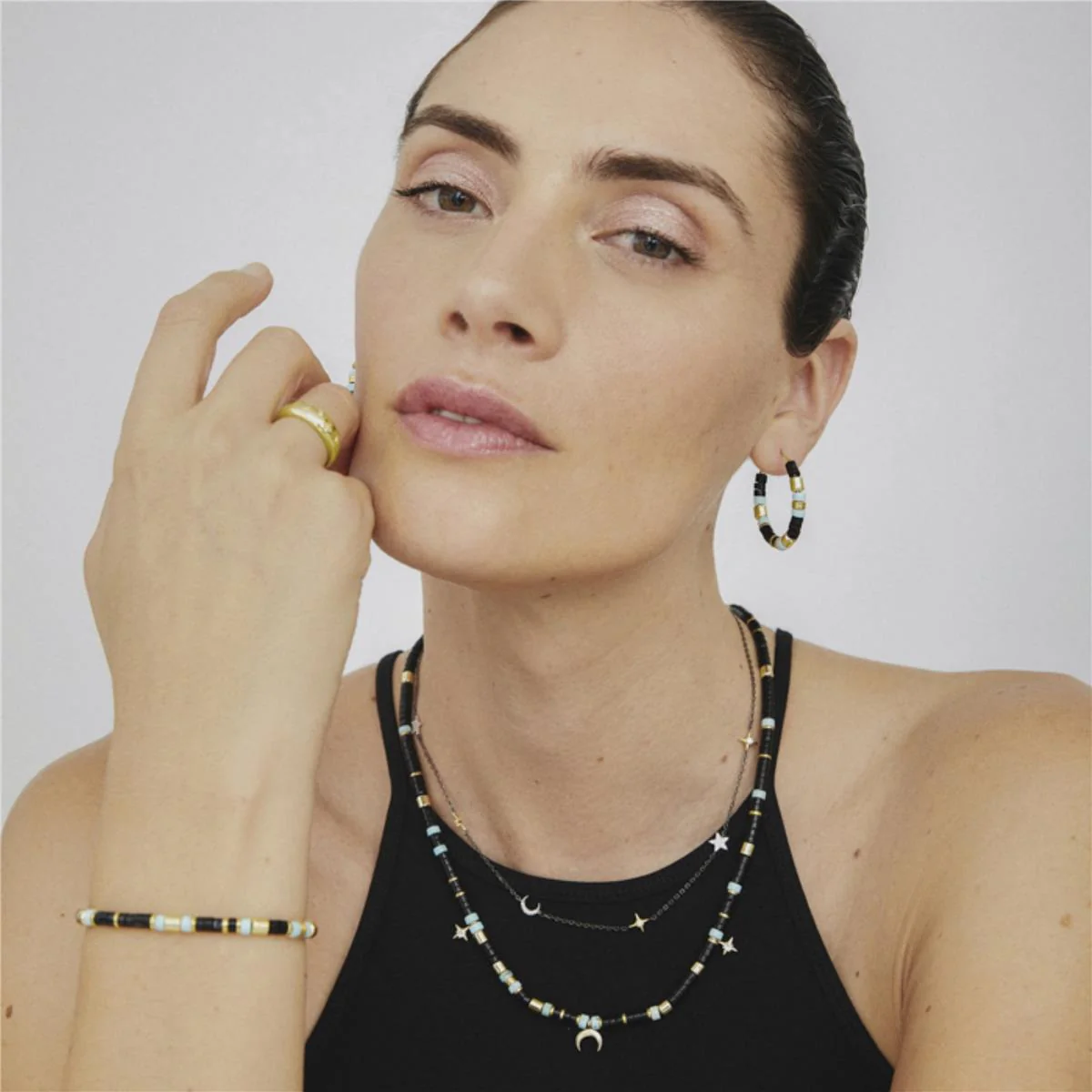 Collar Litsa Plata De Ley 925 - Litsa BLANCO - Image 3