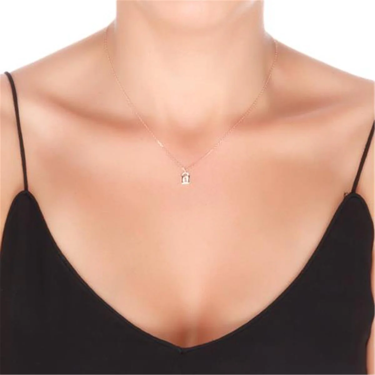 Collar Lock Plata De Ley 925 - Lock ROSA - Image 2