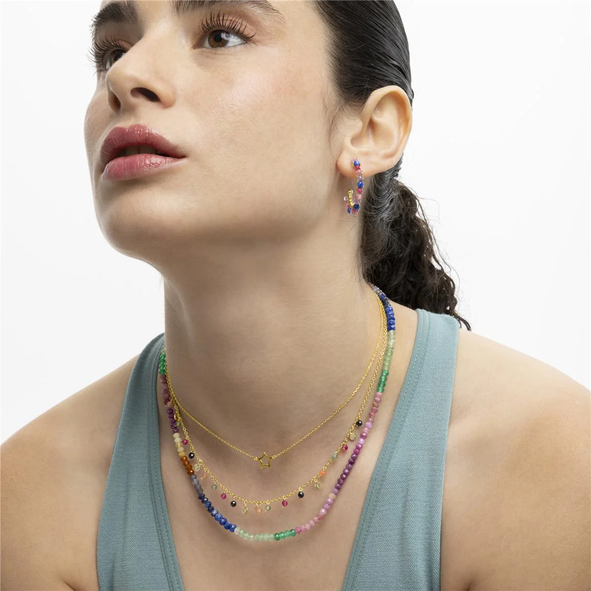 Collar Loidea Plata de Ley 925 - Loidea MULTICOLOR - Image 4
