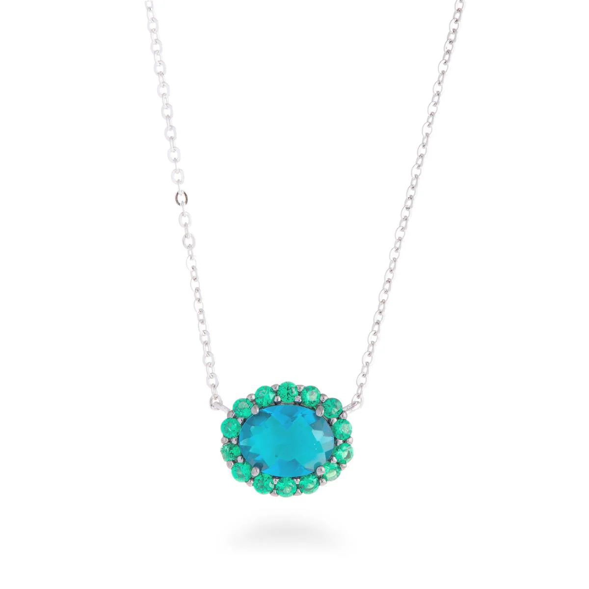 Collar Lotium Plata De Ley 925 - Lotium AZUL