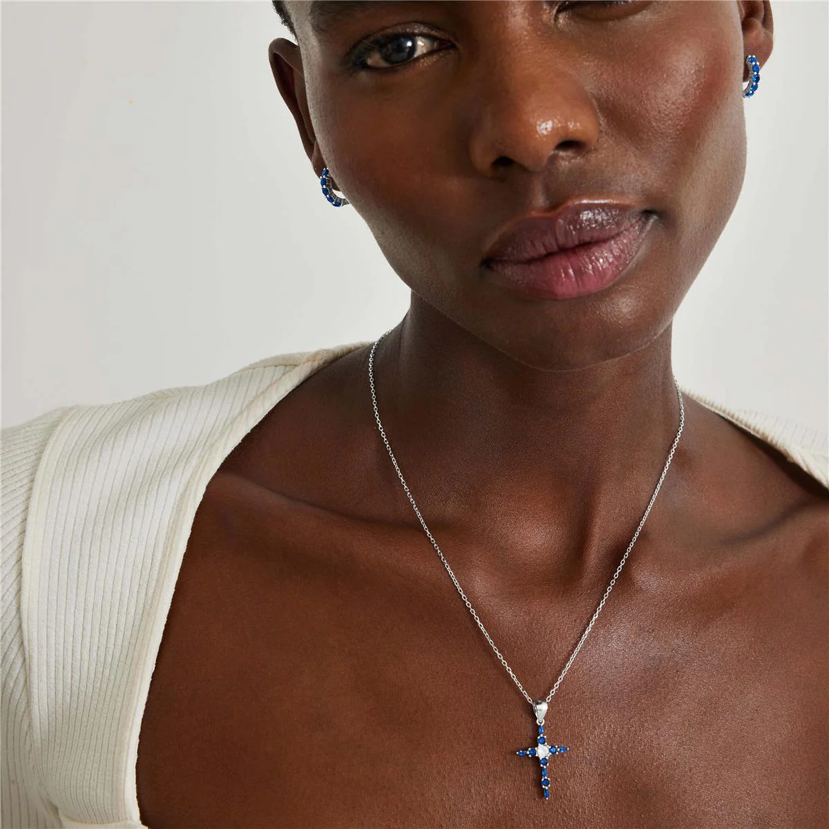 Collar Lowfer Plata De Ley 925 - Lowfer AZUL - Image 2