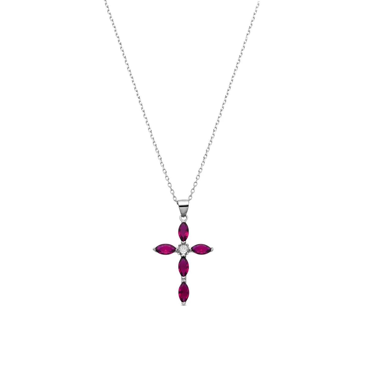 Collar Lowfer Plata De Ley 925 - Lowfer ROJO