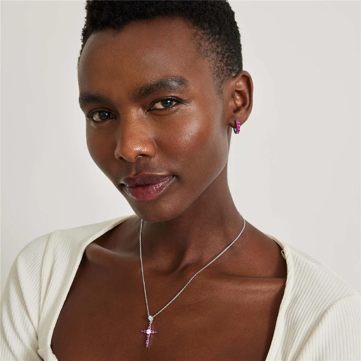 Collar Lowfer Plata De Ley 925 - Lowfer ROJO - Image 2