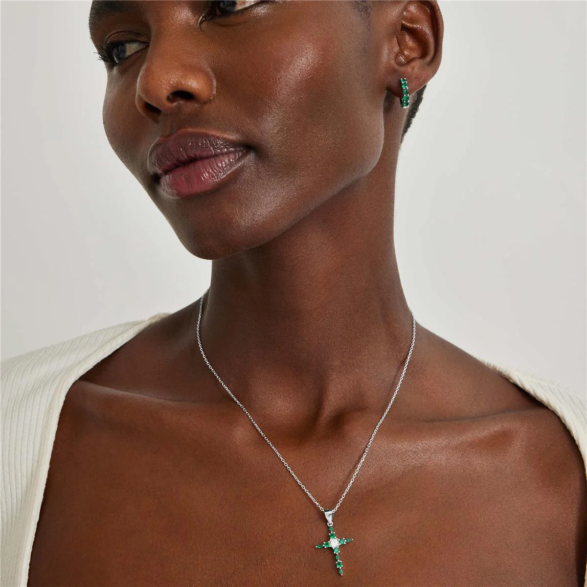 Collar Lowfer Plata De Ley 925 - Lowfer VERDE - Image 2