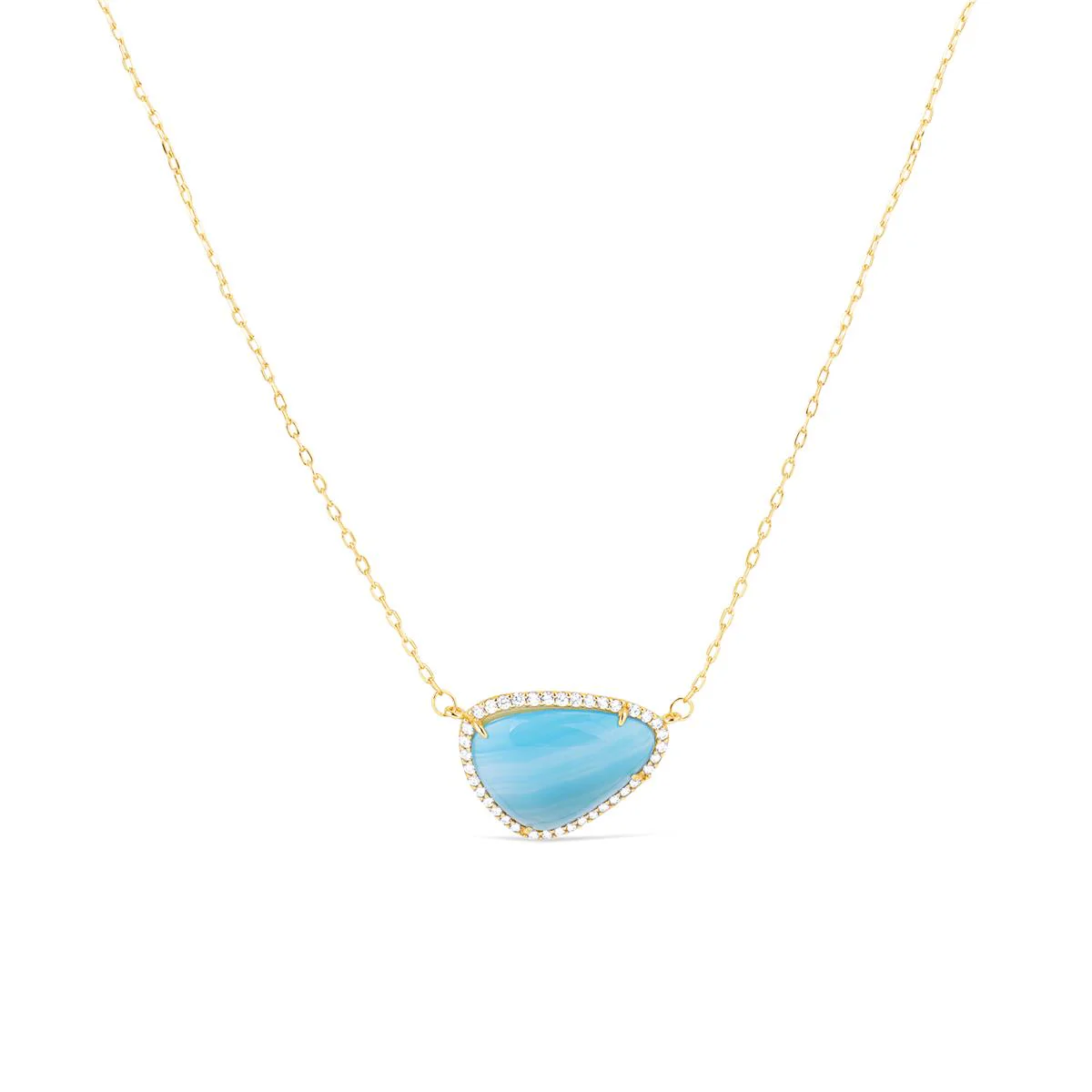 Collar Lushi Plata De Ley 925 - Lushi AZUL