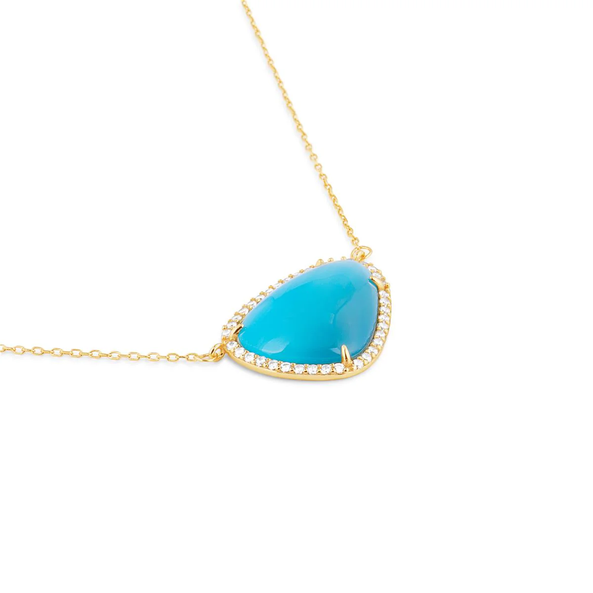 Collar Lushi Plata De Ley 925 - Lushi AZUL - Image 4