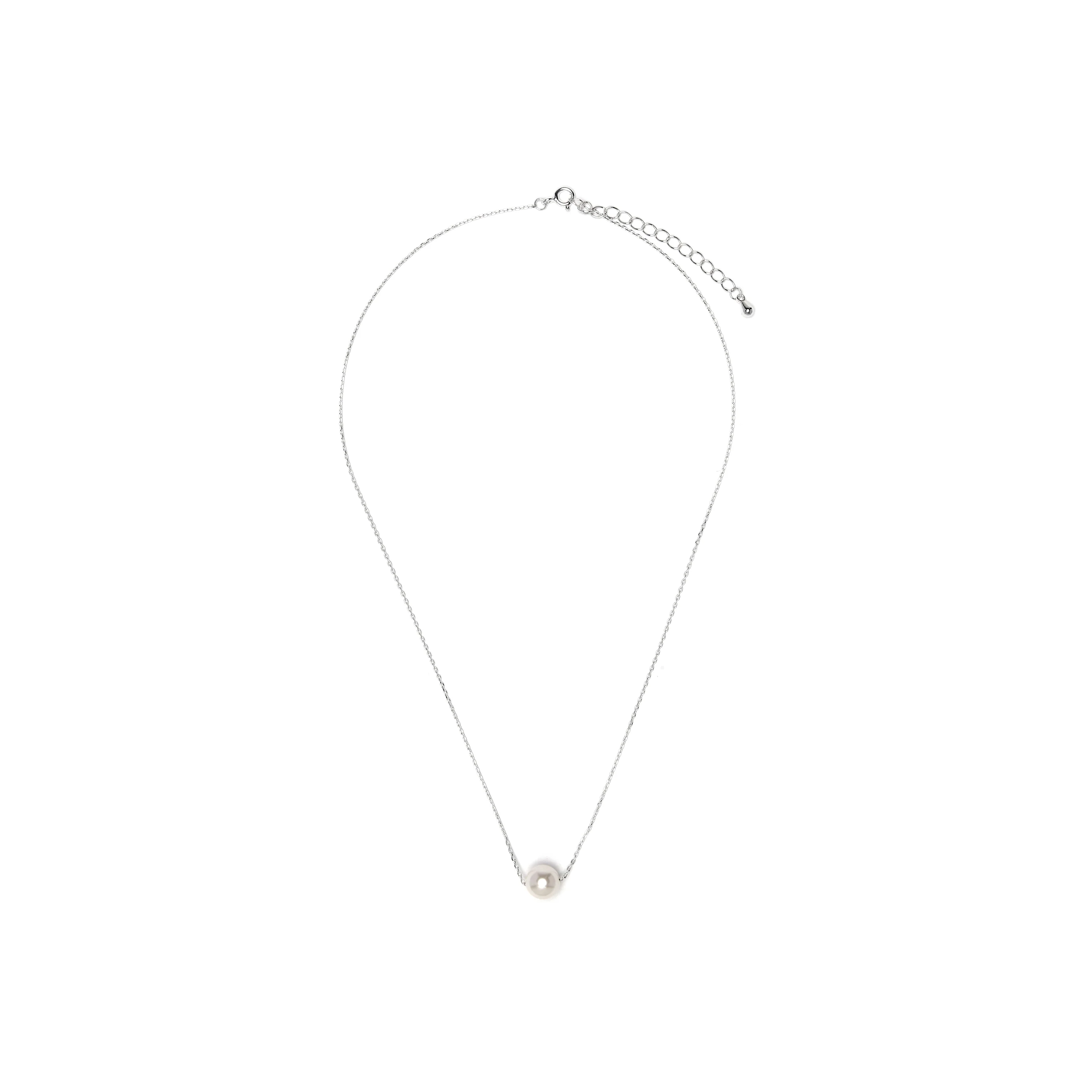 Collar con - acabado plata - Lutoe - Image 3