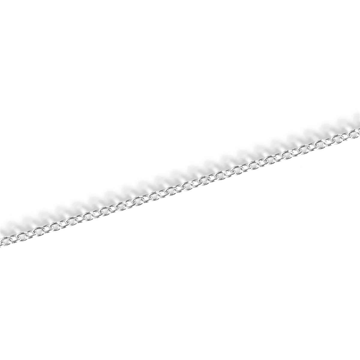 Cadena eslabón Luxenter de plata de ley 925 - 42cm - Luxenter GRIS - Image 3