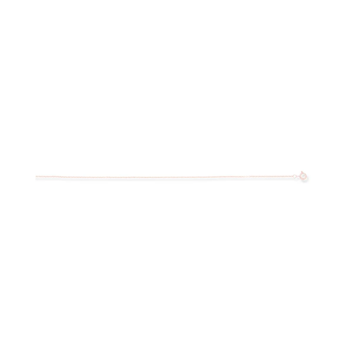Cadena eslabón Luxenter de plata de ley 925 - 80cm - Luxenter ROSA